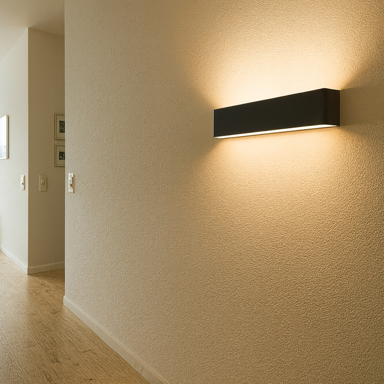 LED ATOMANT Aplique de Pared LED, Exterior e Interior, Diseño Moderno y Resistente, Uso en Horizontal o Vertical