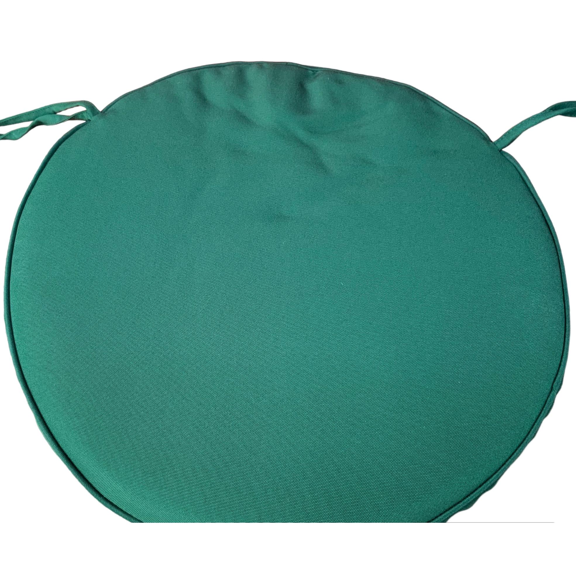SANCO STORE- GIARDINO cojín redondo de alta calidad de 40 cm de diámetro y 6 cm de altura con tejido para exterior