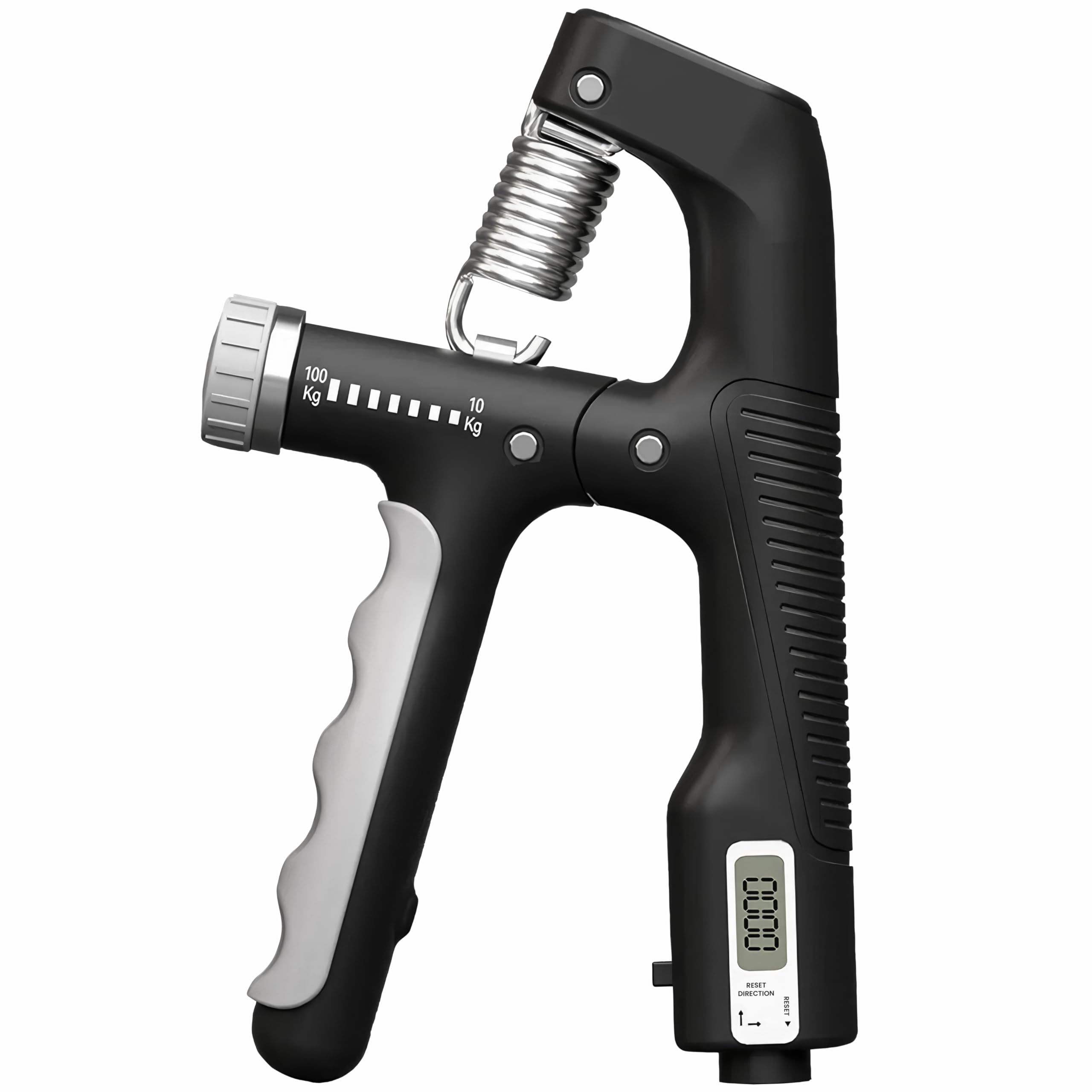 TK Fortalecedor de agarre de mano, Resistencia ajustable de 22 a 220 Libras (10 to 100 kg), de antebrazo ejercitador, entrenamiento de fuerza de agarre, paquete de 1