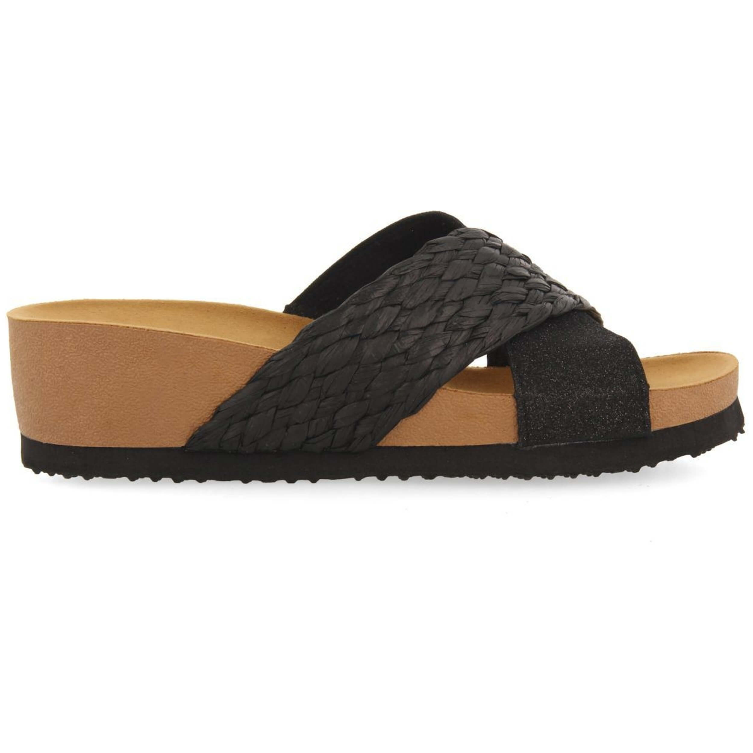 Chanclas marca Gioseppo modelo 71365 Negro para mujer en color negro