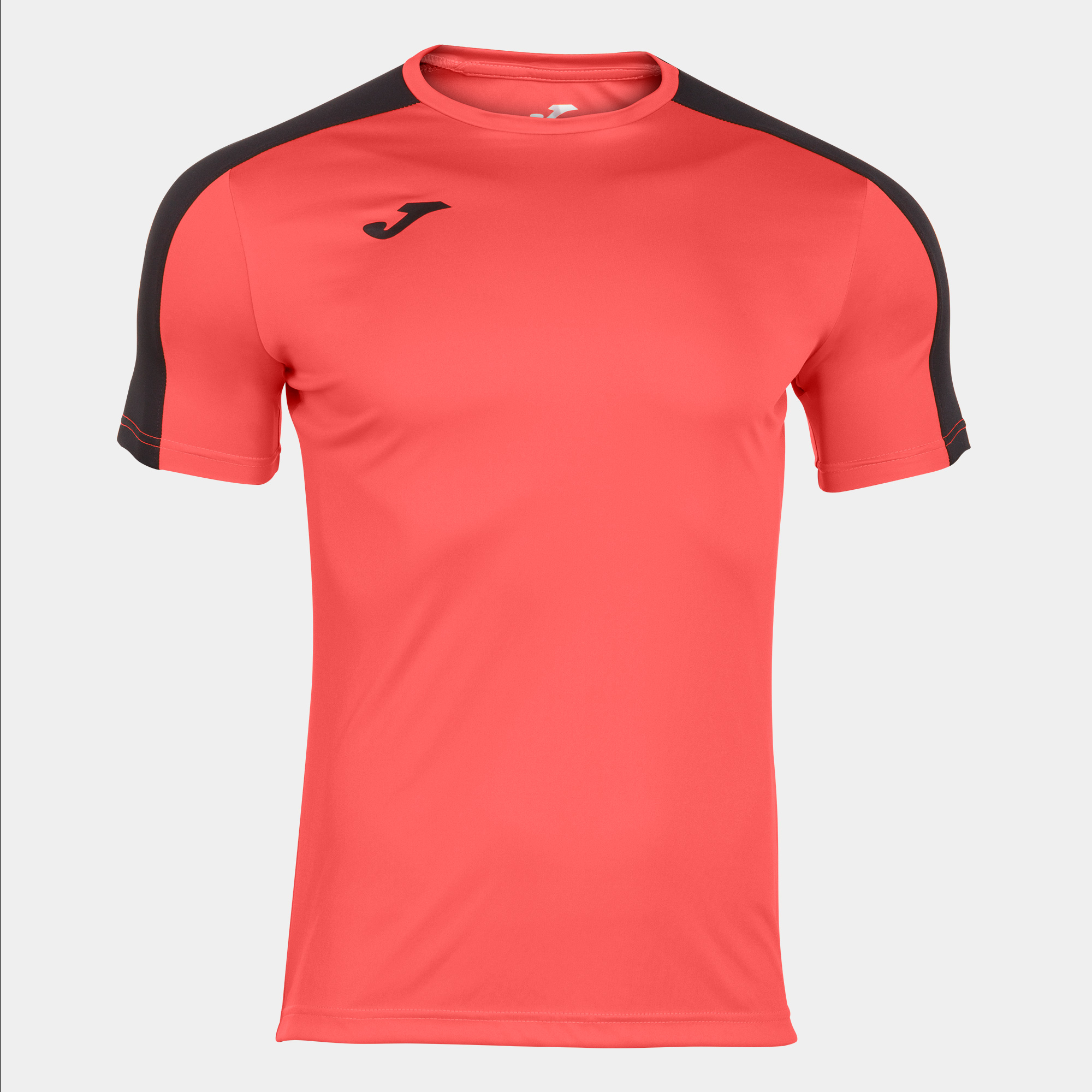 JOMA CAMISETA MANGA CORTA ACADEMY III CORAL FLÚOR NEGRO Talla 8XS-7XS Niño Junior