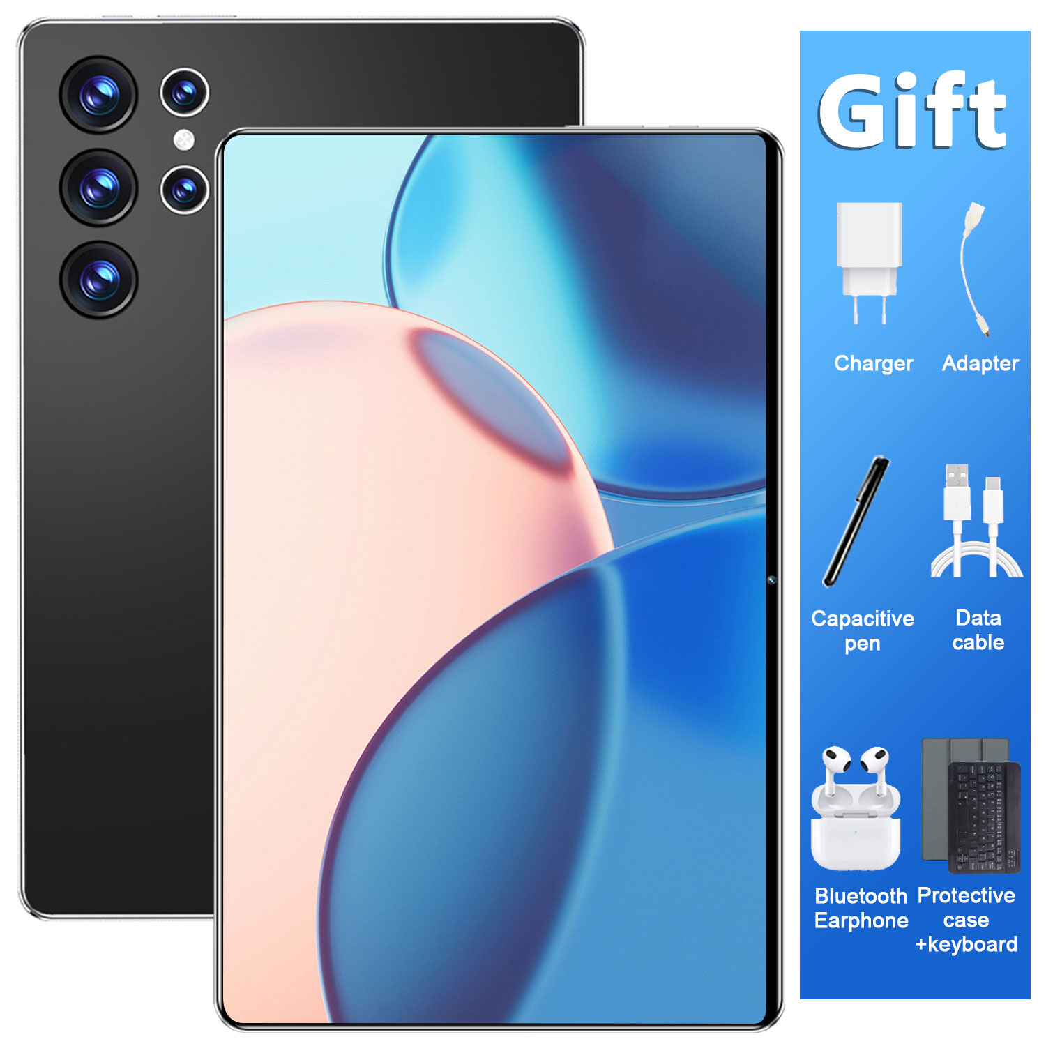 Global Version PAD Android 13 Tablet 10.36 Inch HD 16GB+1TB 12000 mAh 5G Dual SIM Wifi Tables PC