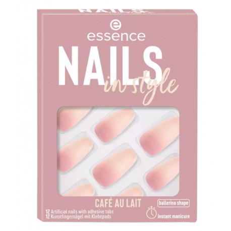 ESSENCE UÑAS POSTIZAS NAILS IN STYLE 16 CAFE AU LAIT