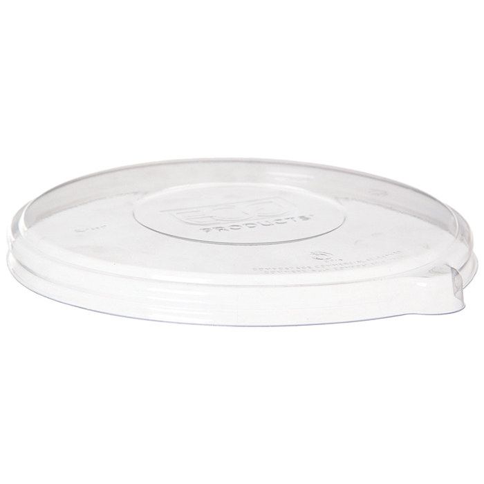 MONOUSO | Tapa Compostable PLA Transparente Bol 355 y 470ml (400 Uds)