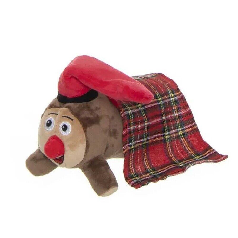 Maxia Market - Caga Tió de Tela Tronco Decorativo de Navidad Reglo de Niños Infrantil, Tio de Nadal Cataluña Navideña Catalán