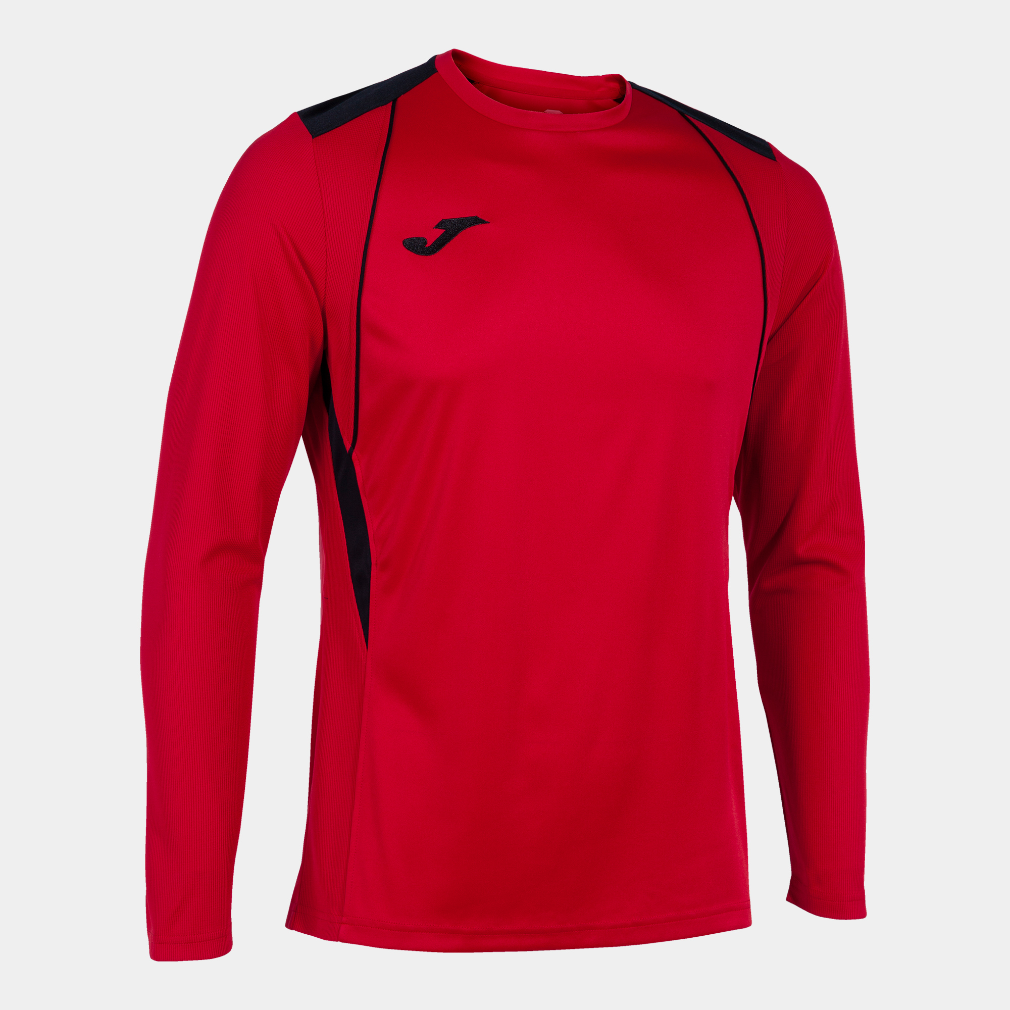 JOMA CAMISETA MANGA LARGA CHAMPIONSHIP VII ROJO NEGRO Talla 4 (6XS) Niño Junior