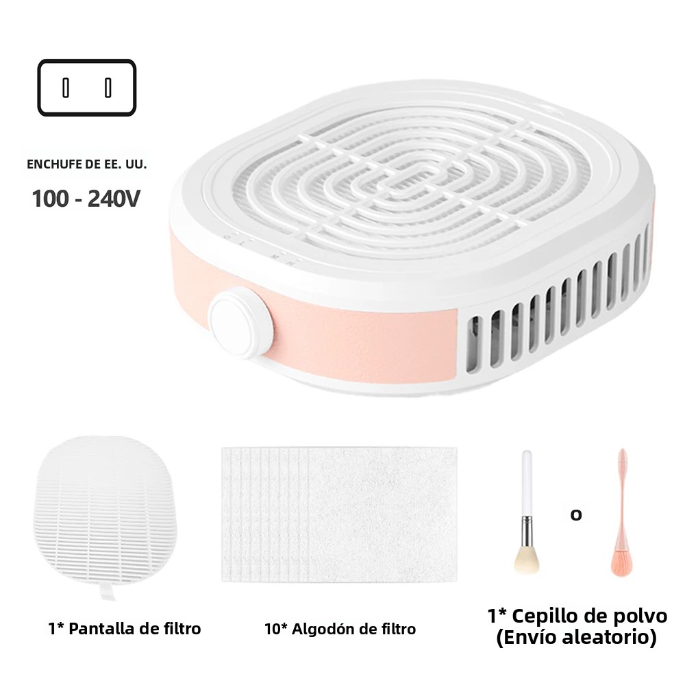 TK Mini Aspiradora De Uñas Portátil Extractor De Polvo Para Arte De Uñas Con Ventilador Y Filtro De Algodón Herramienta De Manicura