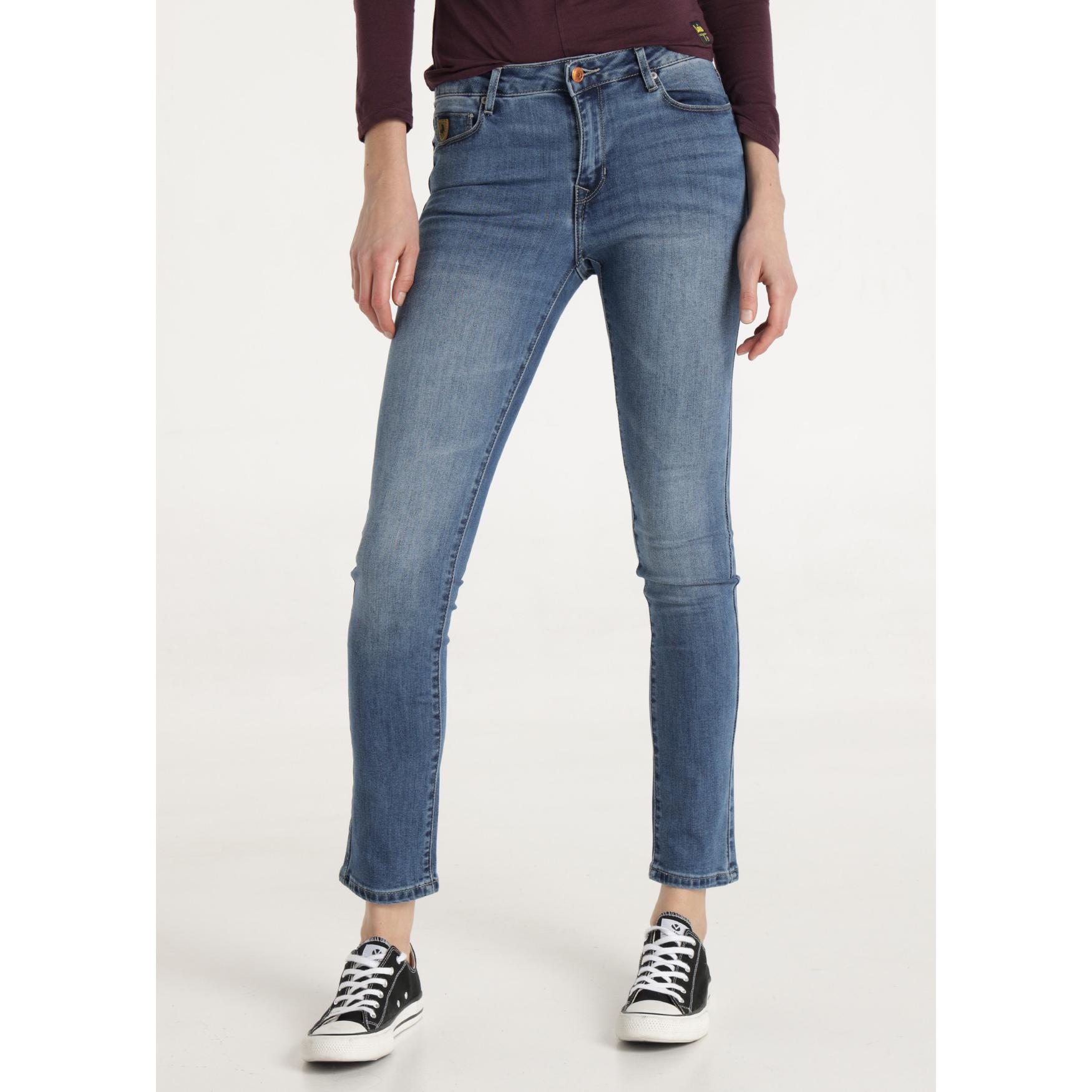 LOIS JEANS - Jeans lavado azul medio repreve - Skinny fit - Tiro medio - Tallaje en Pulgadas- Tallaje en Pulgadas