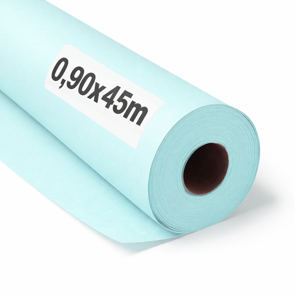 OFITURIA Papel Kraft Blanco - Rollo 0,90x45m - Papel de Embalaje y Regalo - Manualidades y Patrones de Costura - Resistente y Fácil de Cortar