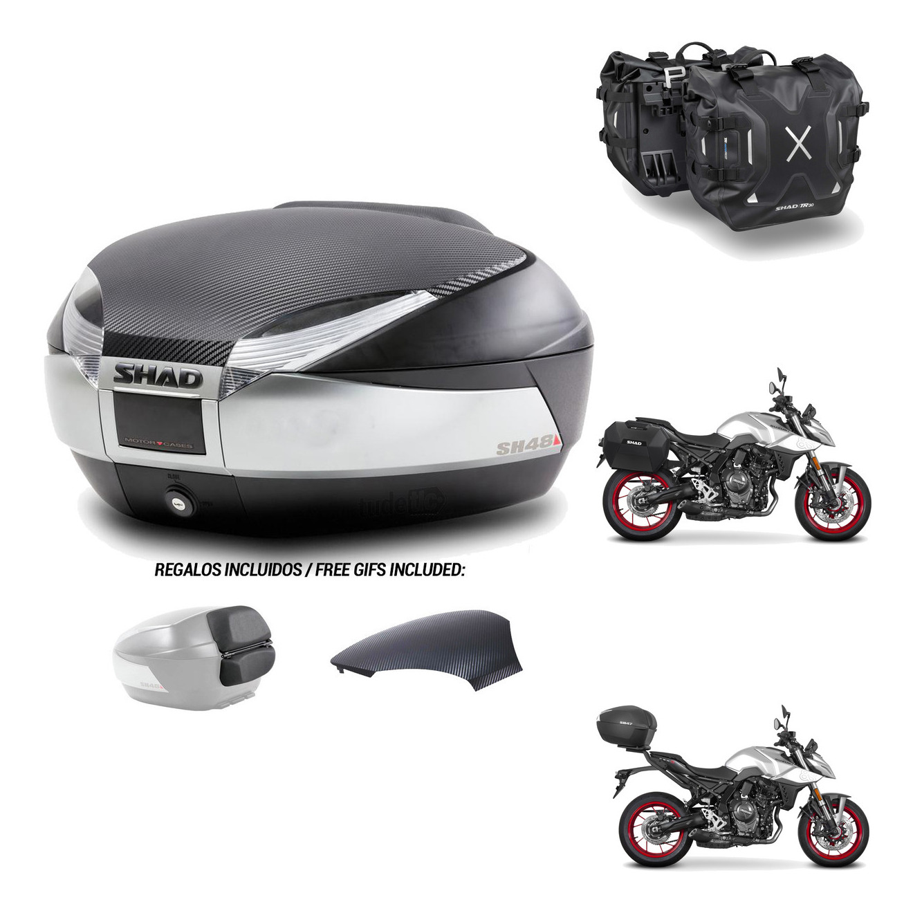 Alforjas Tr30 + Herraje Baul + Herraje 3 KIT-581109