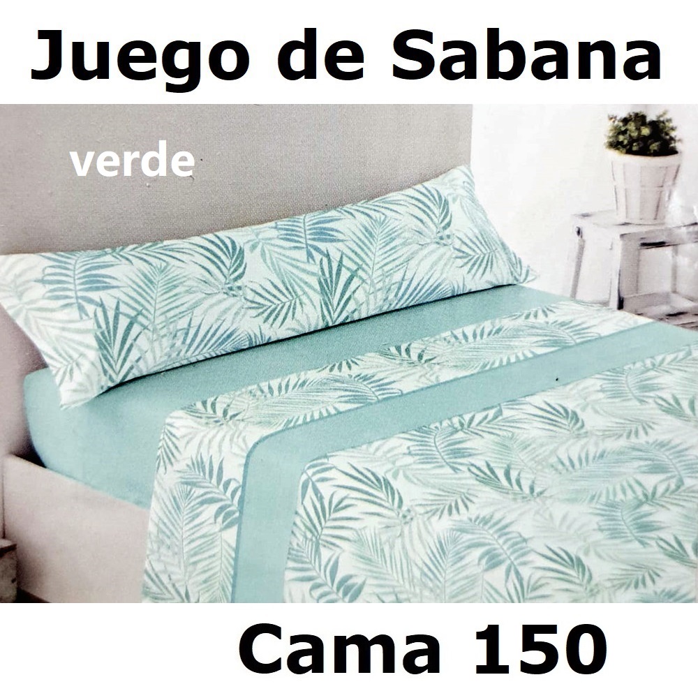 Juego Sábanas para Cama De 150, 3 Piezas ,Sábana Bajera, Encimera, Funda de Almohada,microfibra 100% poliester,Dosantex,fespu