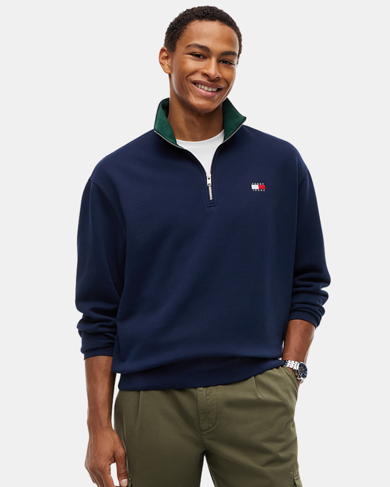 TOMMY HILFIGER DM0DM23605C1G Sudaderas Manga larga Hombre Azul