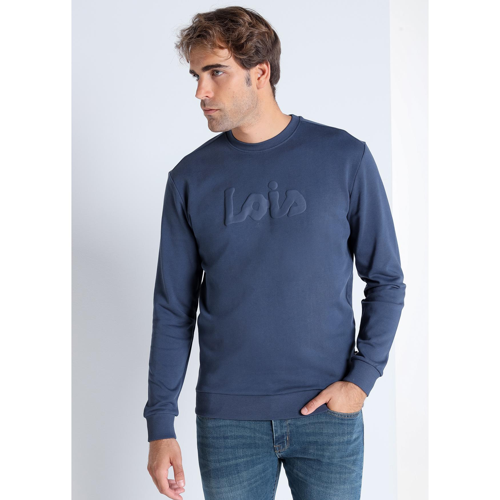 LOIS JEANS - Sudadera cuello caja