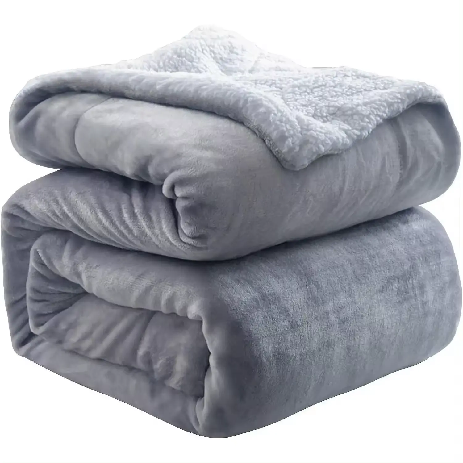 Manta Borrego de Terciopelo con Aspecto de Piel de Cordero Gruesa 100%Poliéster, Estilo Moderno en 6 Colores y 3 Tamaños -Mantas de Sofa, Polar, Franela -Invierno, Siesta cálida y Espesa - Doble Capa ultrasuave. Envío desde España