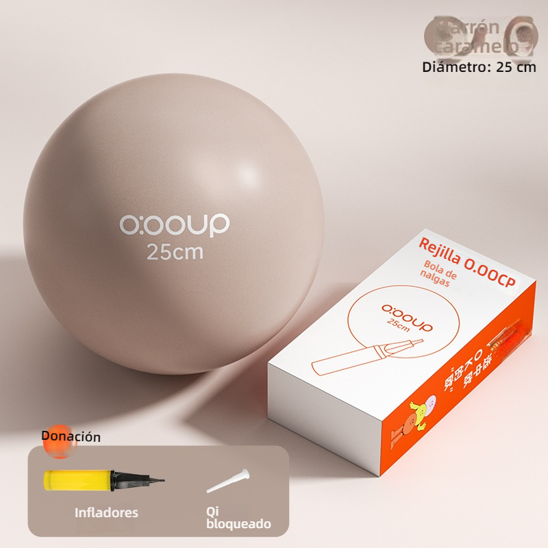 Mini pelota de yoga para pilates y ejercicio, multifuncional, con superficie reforzada, ideal para fortalecer el suelo pélvico y mejorar el equilibrio.