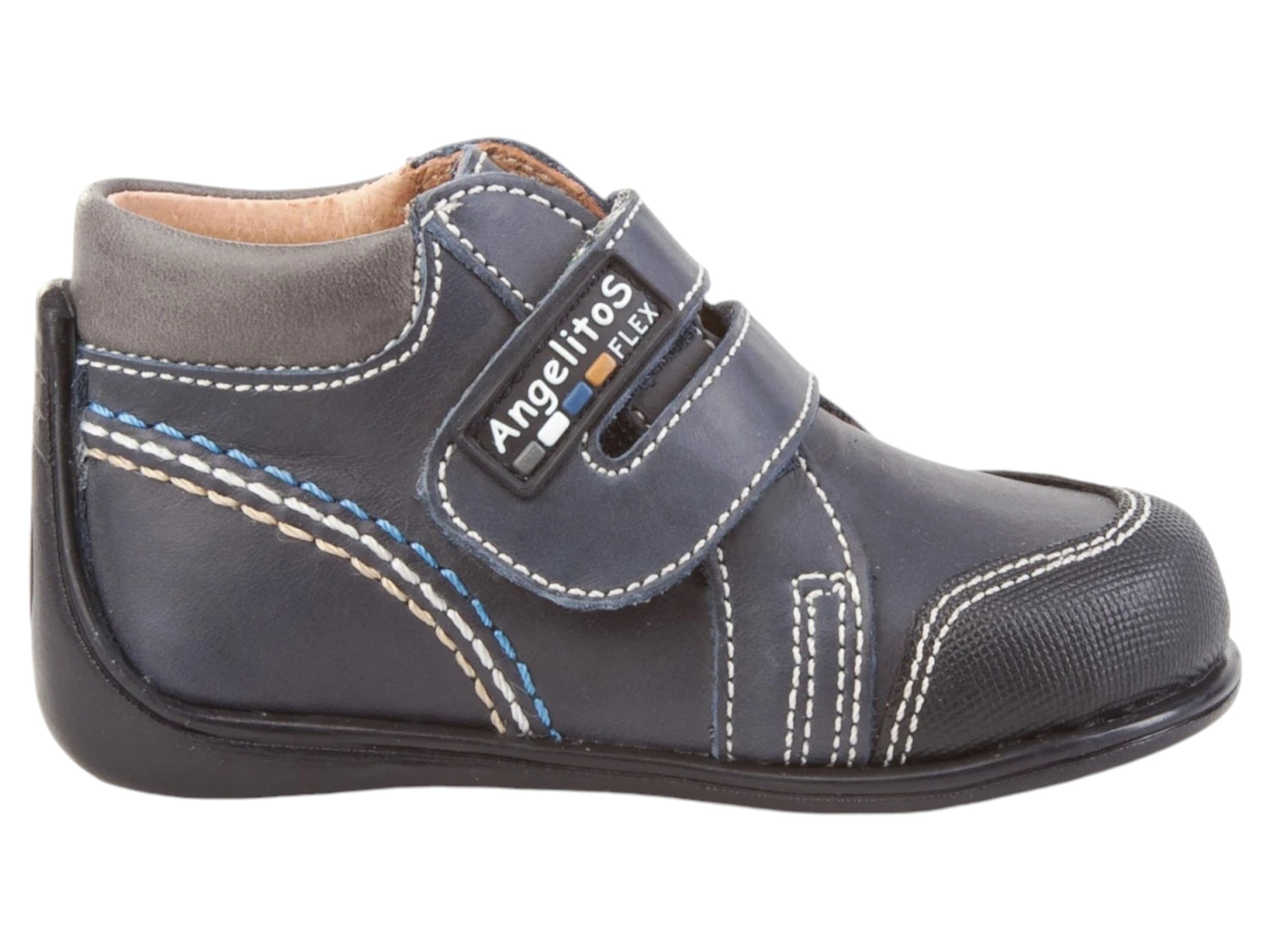 Angelitos 610 BOTA VELCRO Azul