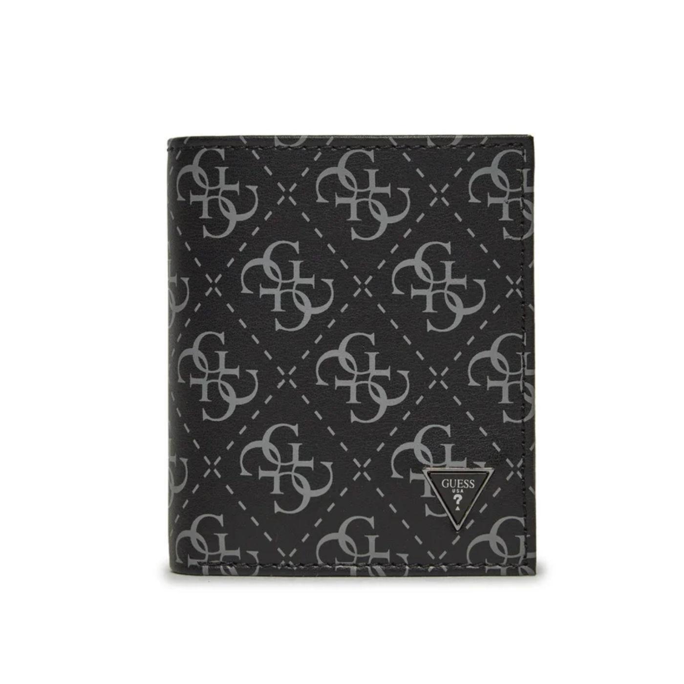 Cartera Guess Mito negra logotipo para hombre