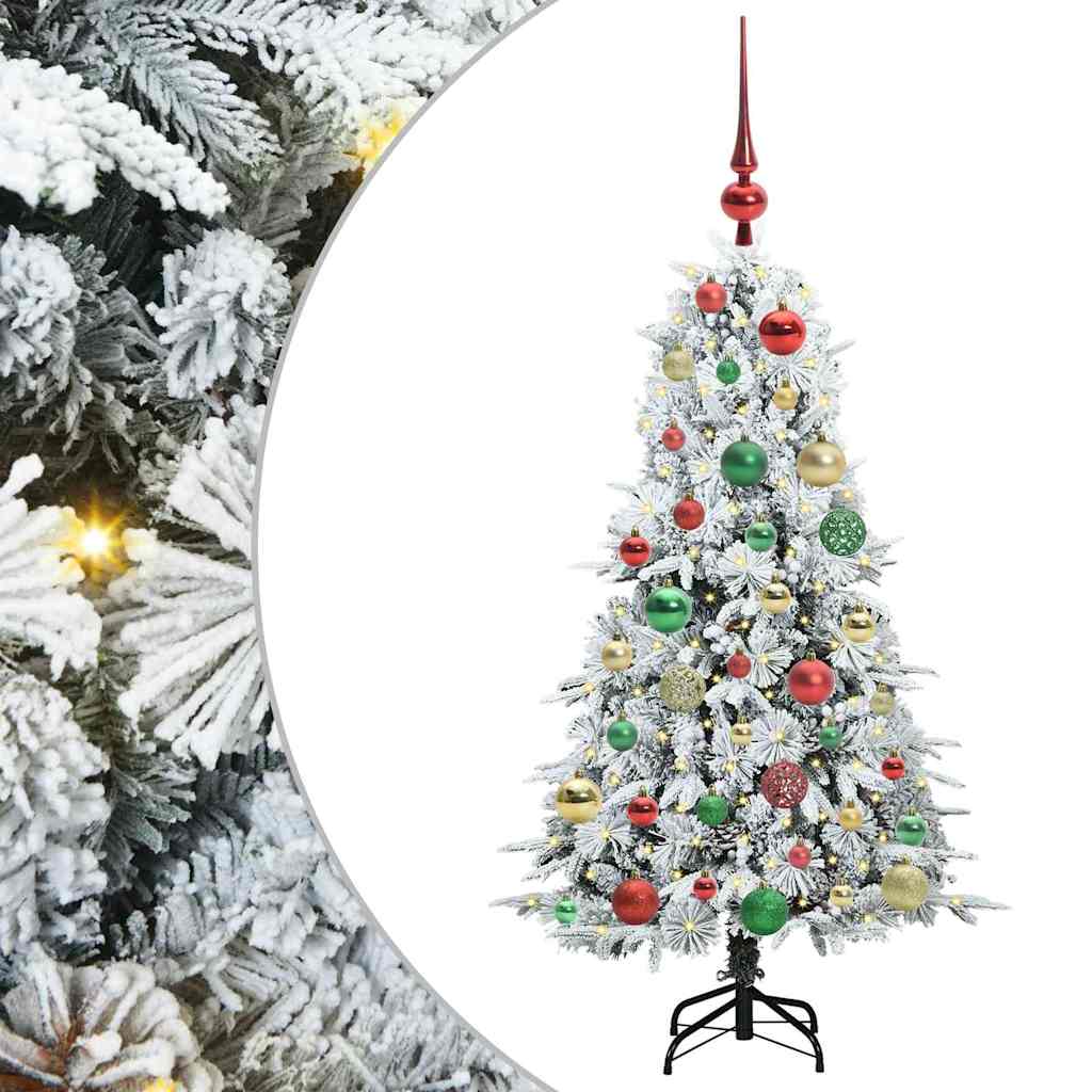 vidaXL Árbol de Navidad artificial con ramas articuladas 120 cm