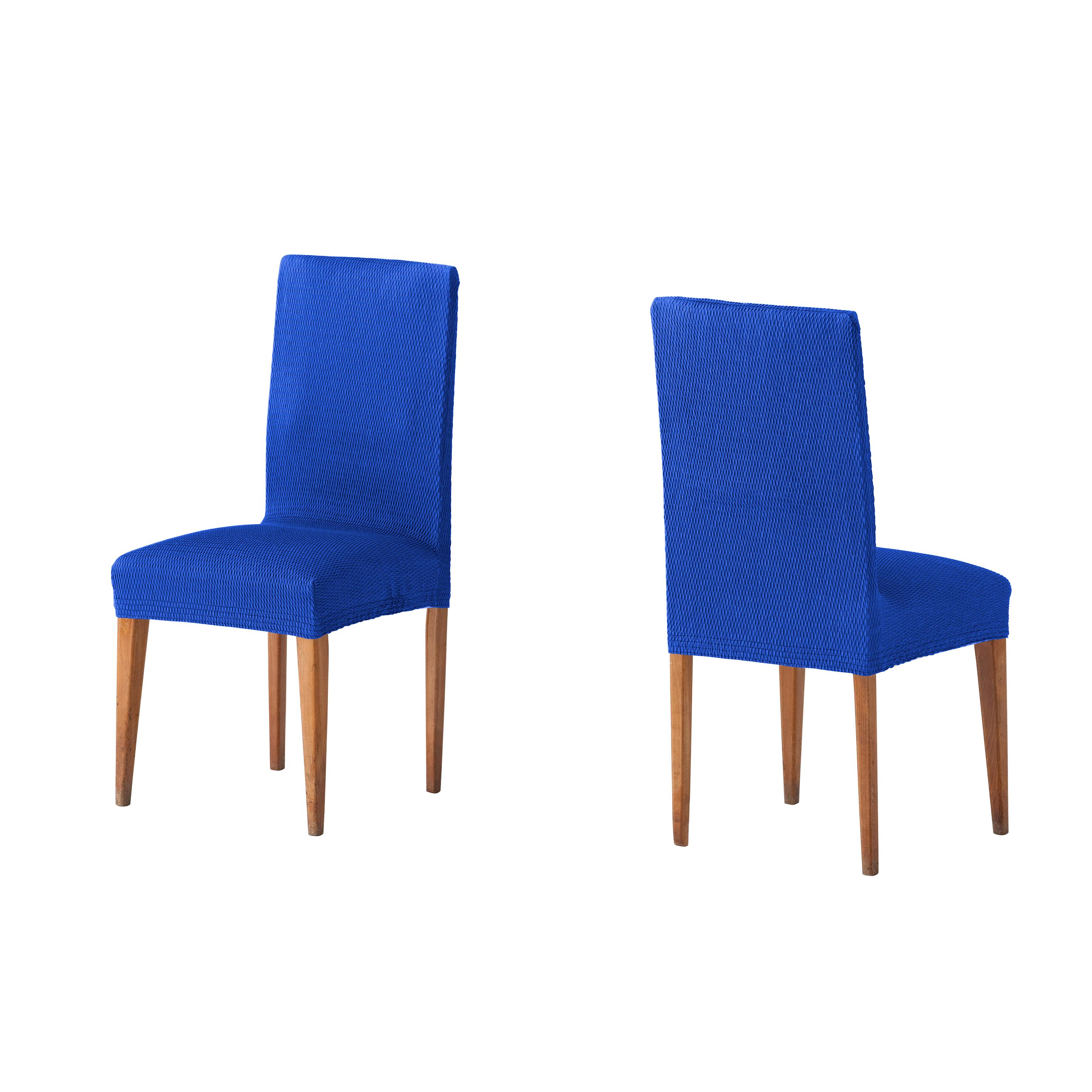 VALENTIA HOME Funda Silla Asiento/Respaldo Pack 2 París | Funda Silla Comedor o Cocina | Protector de Silla