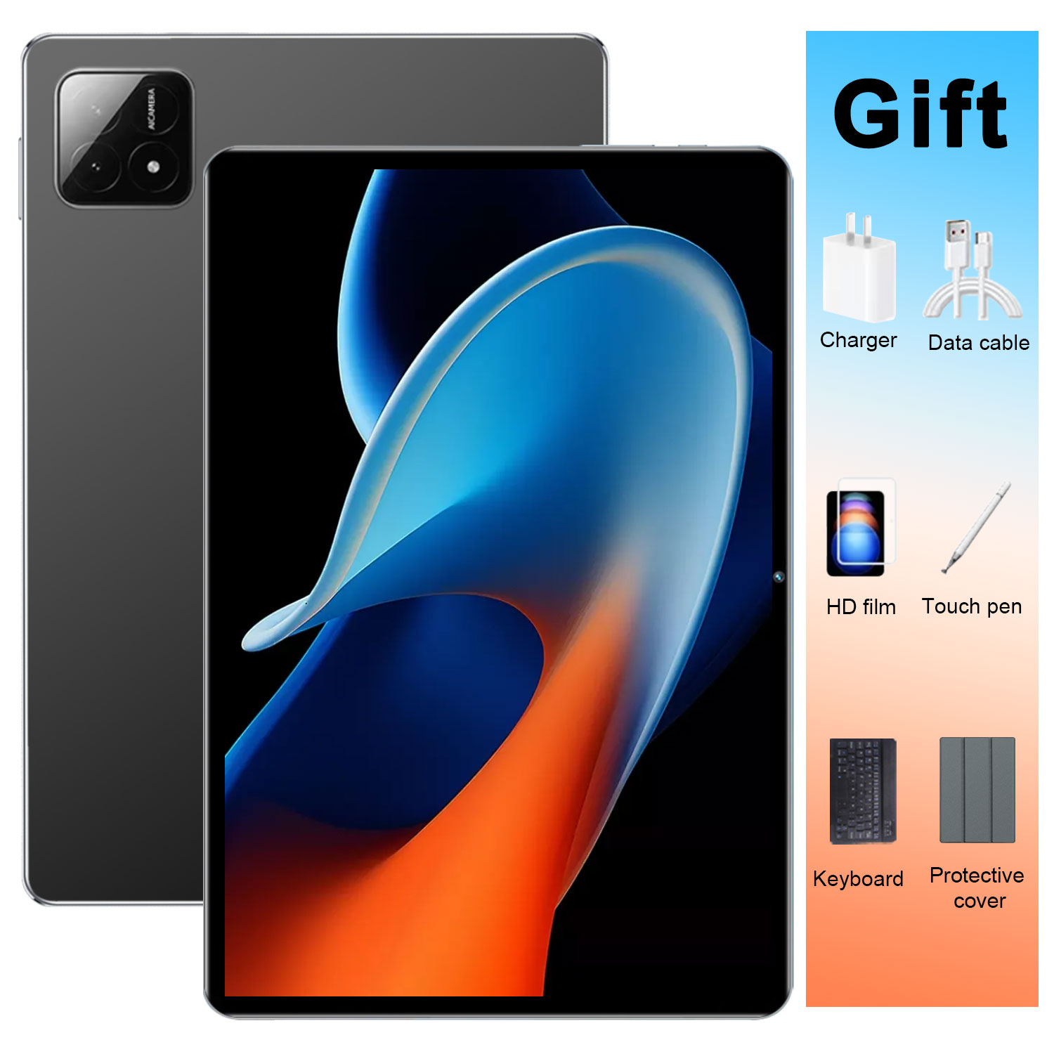 Global Version PAD Android 13 Tablet 10.36 Inch HD 16GB+1TB 12000 mAh 5G Dual SIM Wifi Tables PC