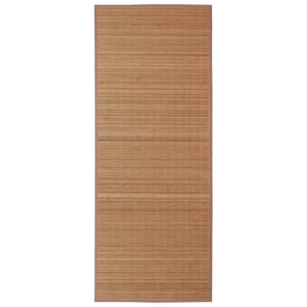 Vidaxl Alfombra de Bambú 160x230 Cm Marrón Claro