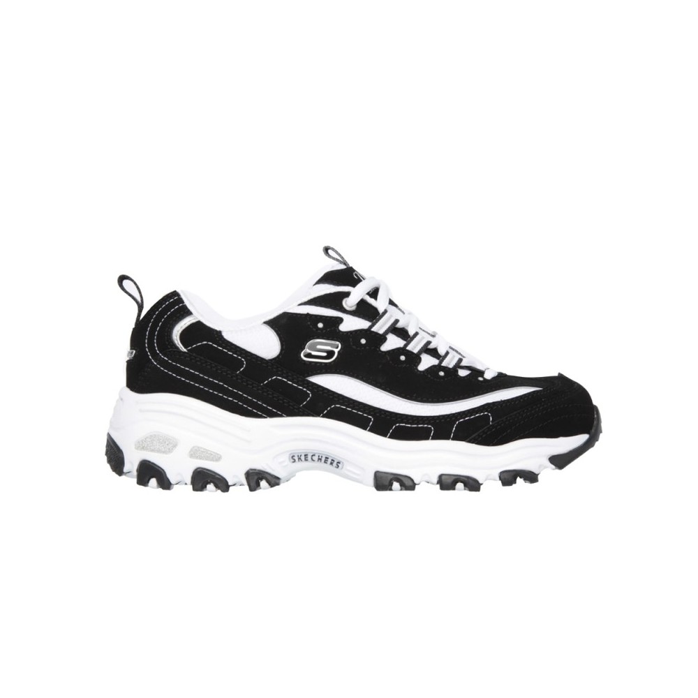 Sneakers Skechers 11930 para Mujer en Color Negro - Calzado Femenino de Estilo Urbano