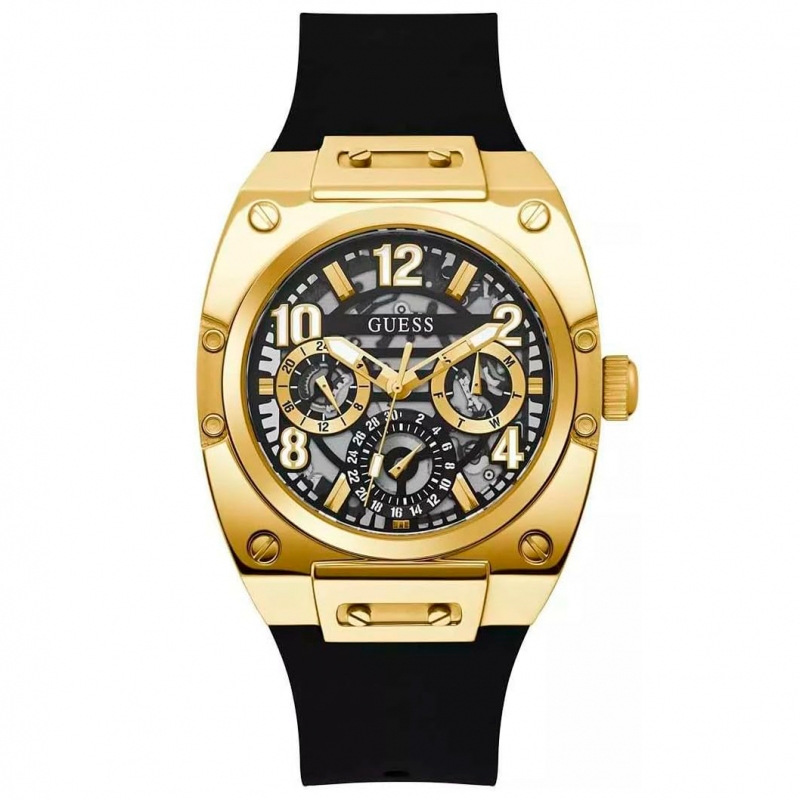 Reloj De Pulsera Guess Gw0569g2 Prodigi Para Hombre Chapado Multifuncion