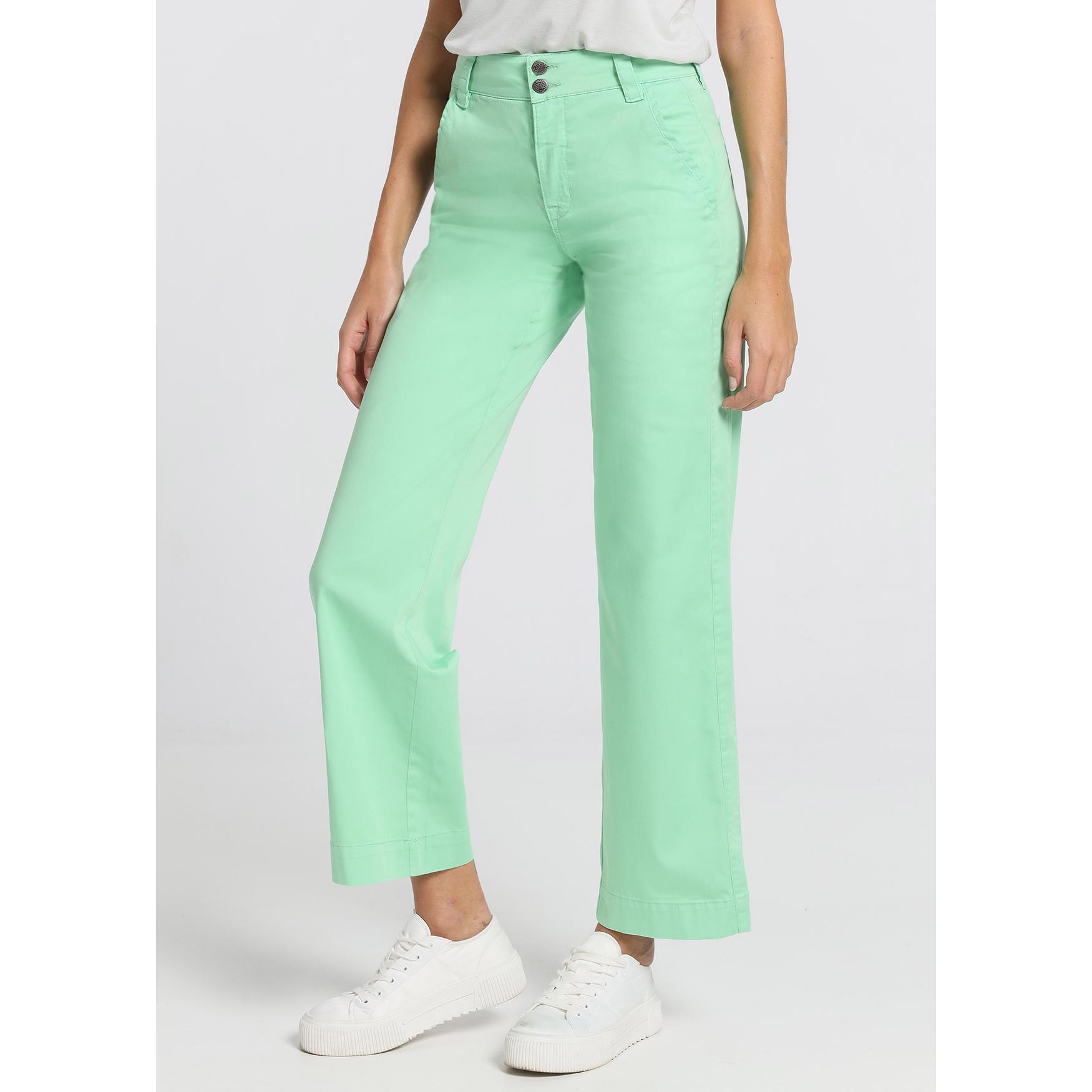 CIMARRON - OLIVIA-AUDE PANTALON CHINO Caja Alta Straight Wide leg  - Tallaje en Pulgadas- Tallaje en Pulgadas