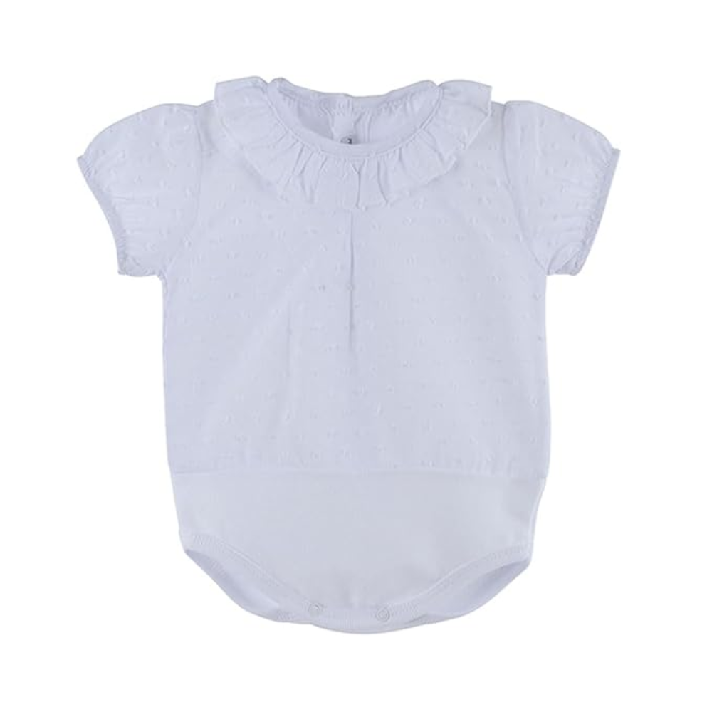 Body camisa plumeti manga corta calamaro