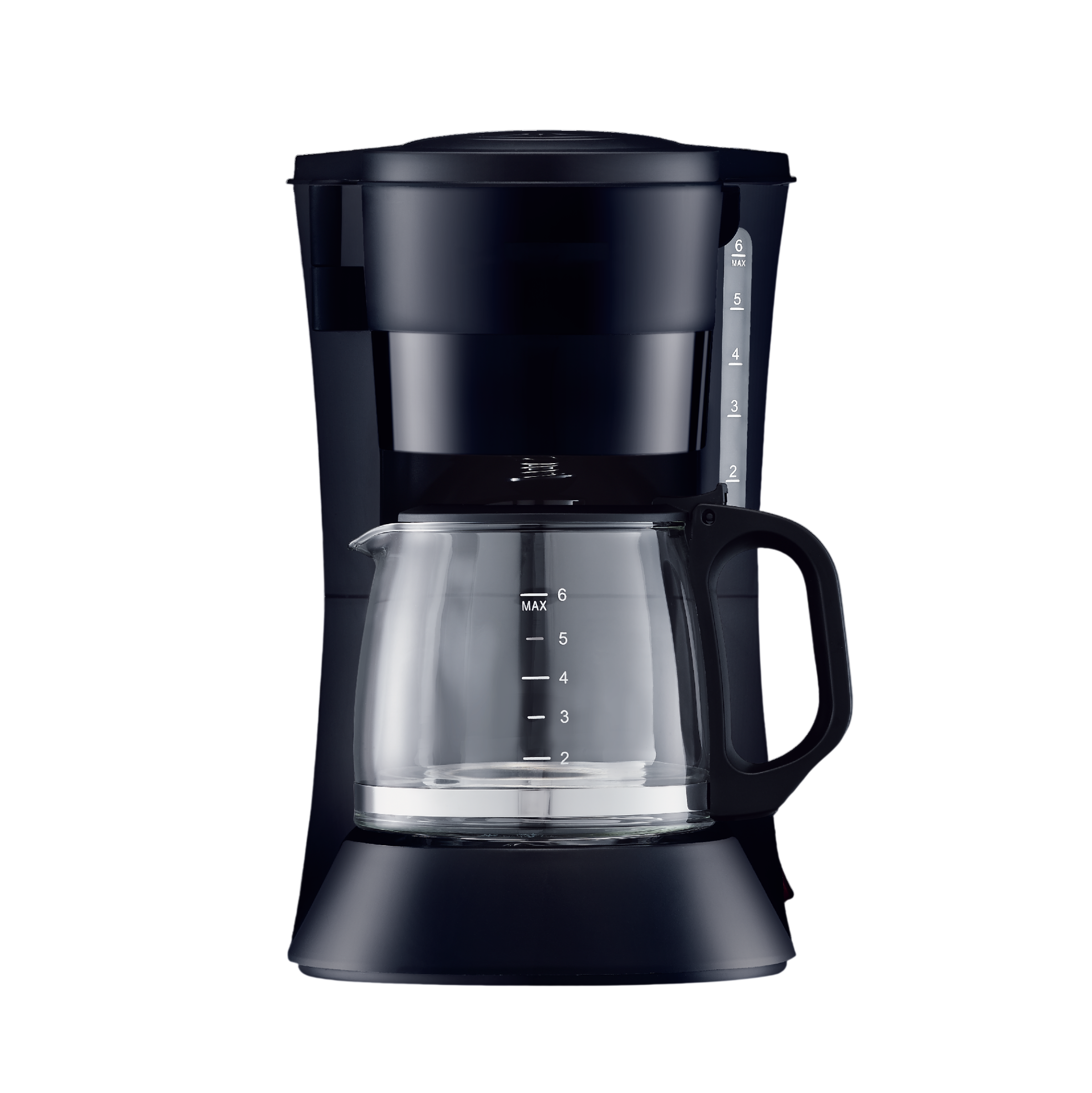 Cafetera De Goteo Xena 6 tazas Negro 600w Filtro Perman Jarra Cristal 0,6l Placa Calorifica