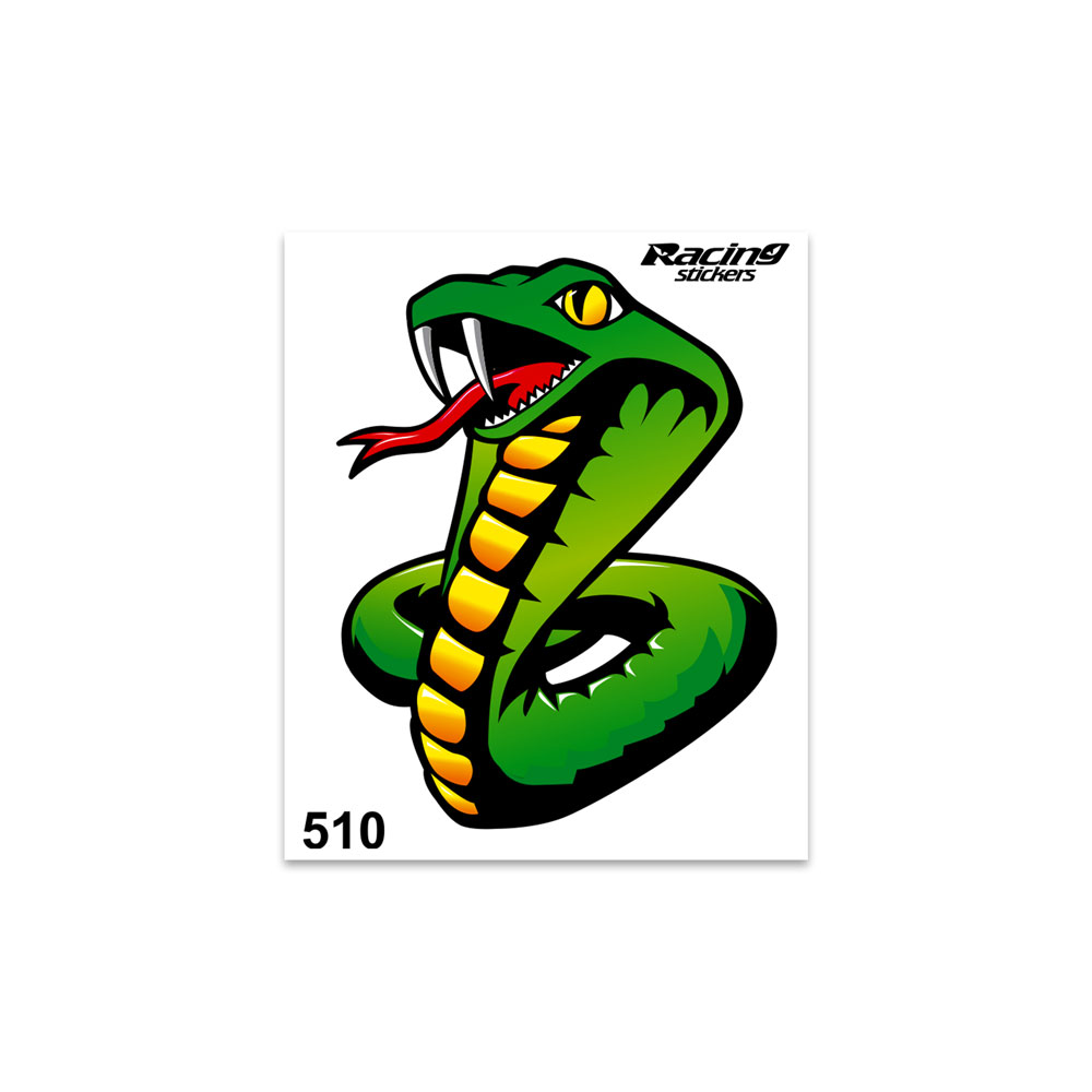 Pegatinas Cobra 10x12cm
