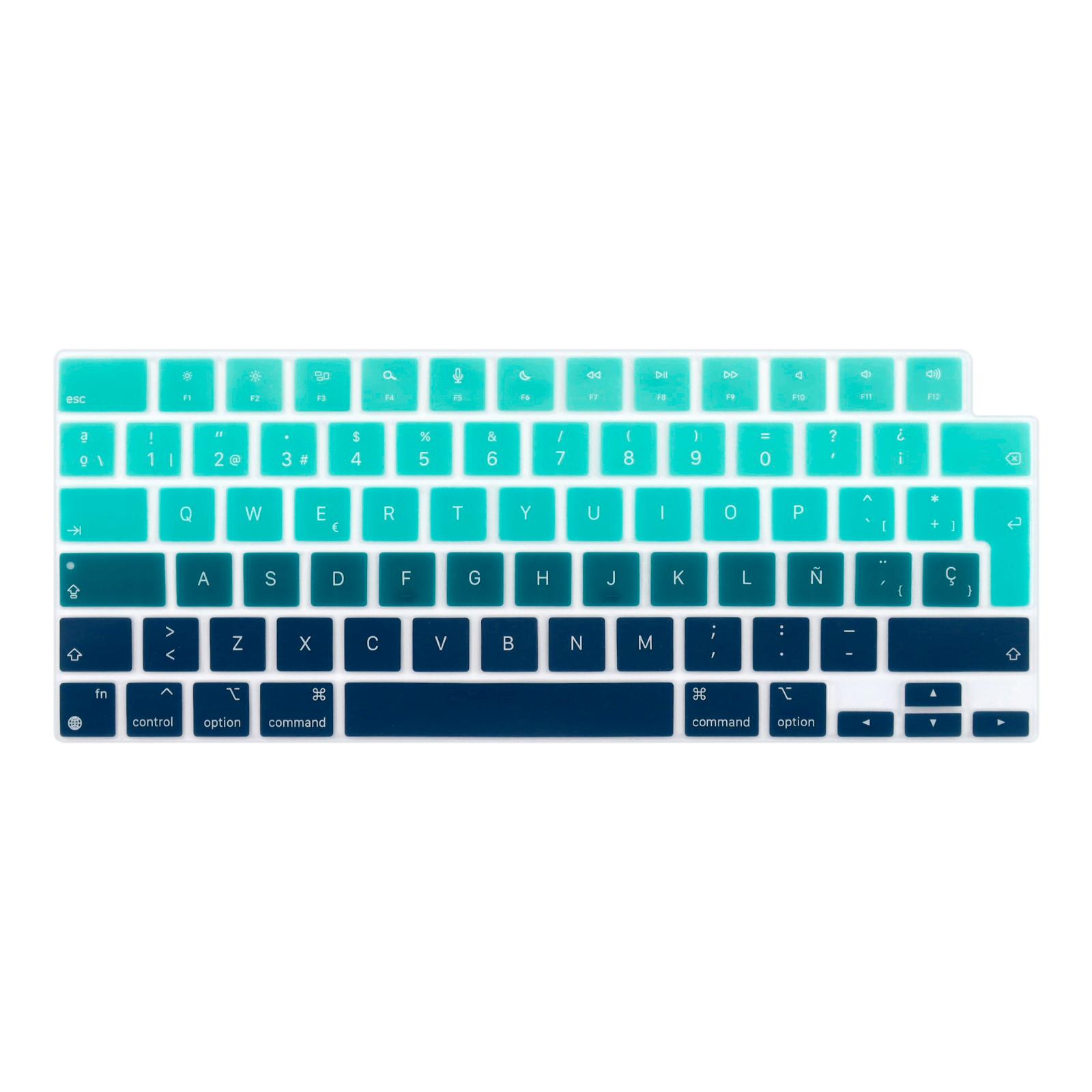 Cubreteclado MacBook – Diseño Negro Clásico