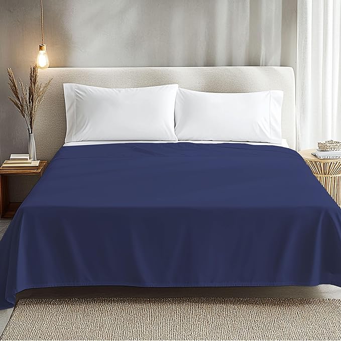 OsoNube - Sábana Plana para Cama 90cm,105cm,135cm,150cm,160cm,180cm, Sábana Encimera 100% Poliéster, Suave y Resistente