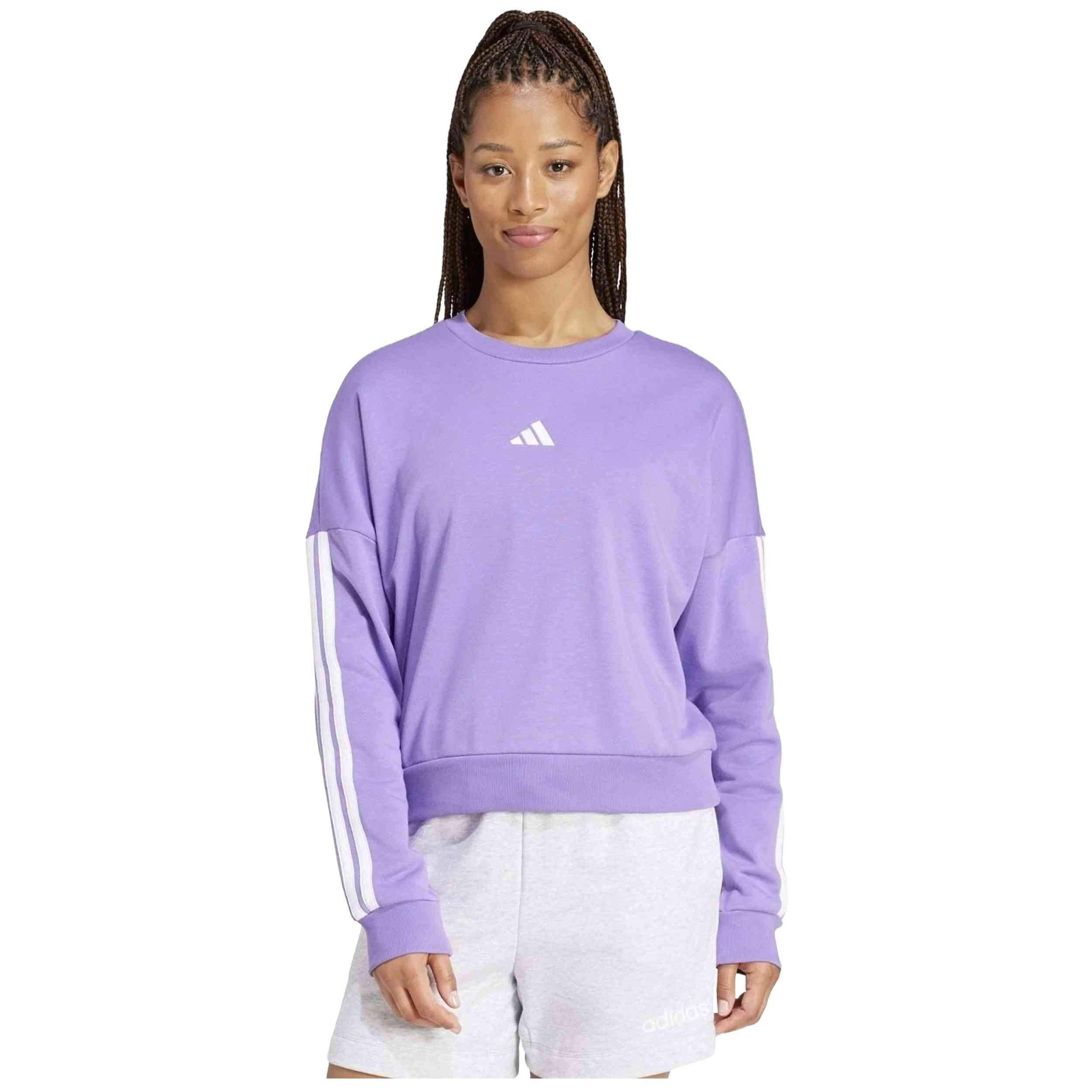 Textil Adidas modelo W 3S Ft Swt en color Marrón