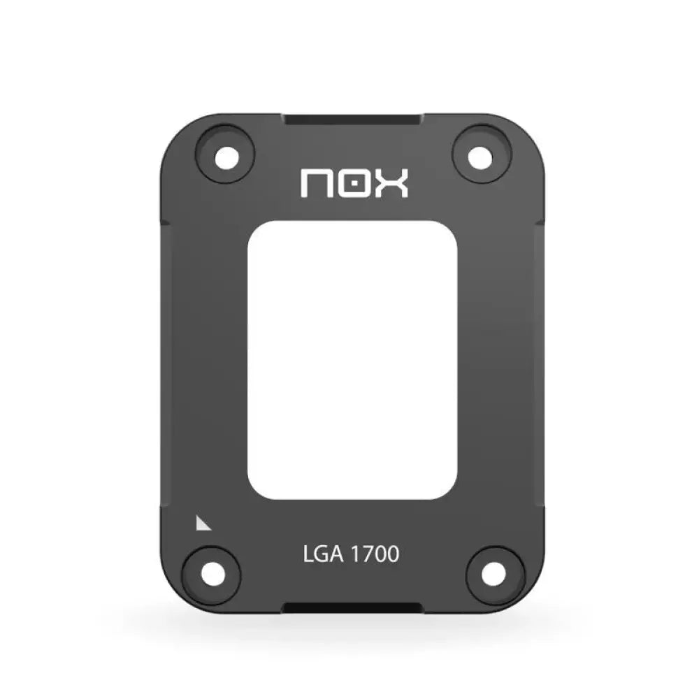 Nox - Soporte para socket CPU Intel Hummer Shield Nxhummershieldint de acero aleado, compatible con LGA 1700 y LGA 18xx, mejora transmisión térmica con pasta incluida