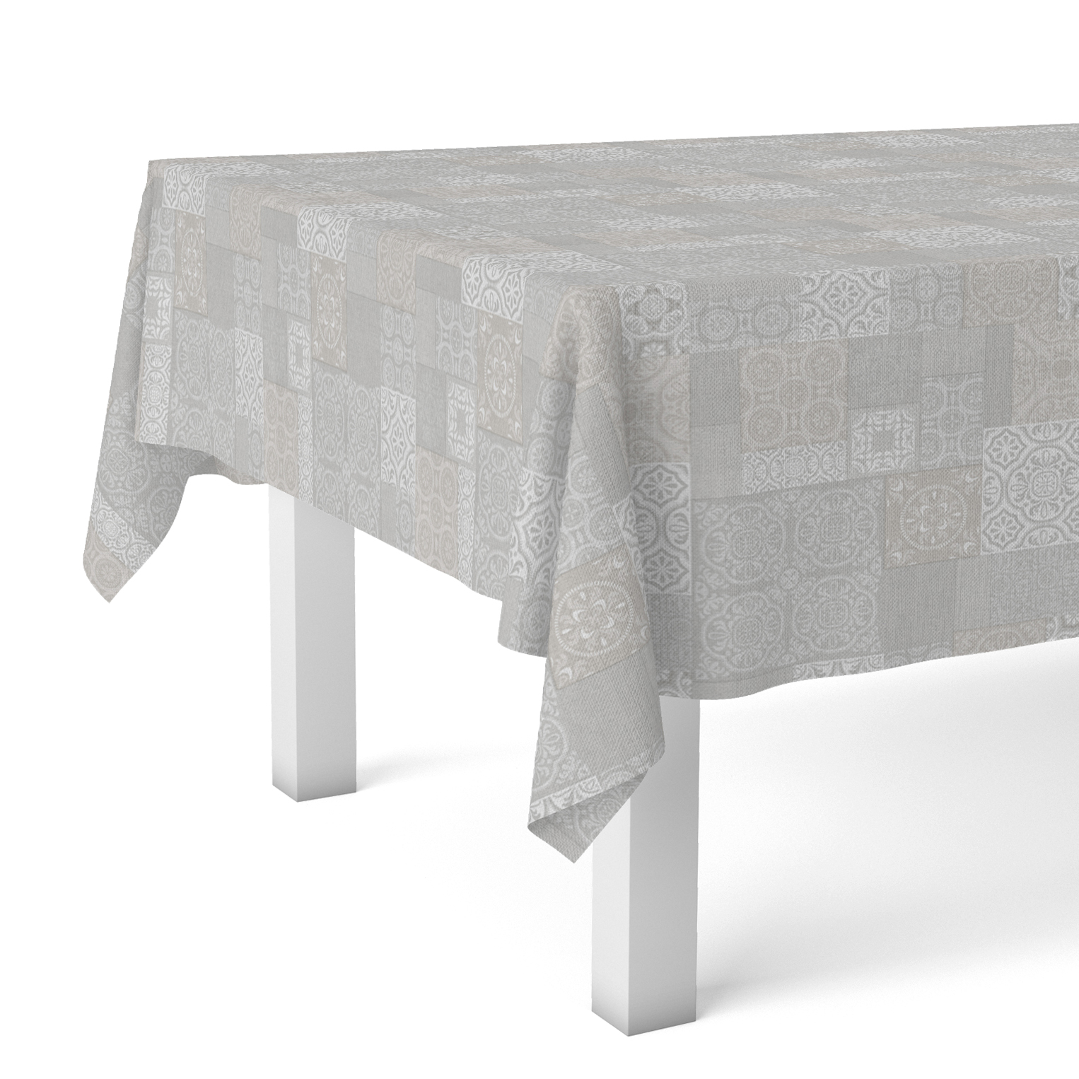 Valentia Home Mantel Hule SINES | Mantel Estampado Antimanchas | Mantel Repelente de Agua | Mantel Protección Mesa | Mantel al Corte para Comedor o Cocina | Varios tamaños | Mantel Rectangular y Redondo al Corte