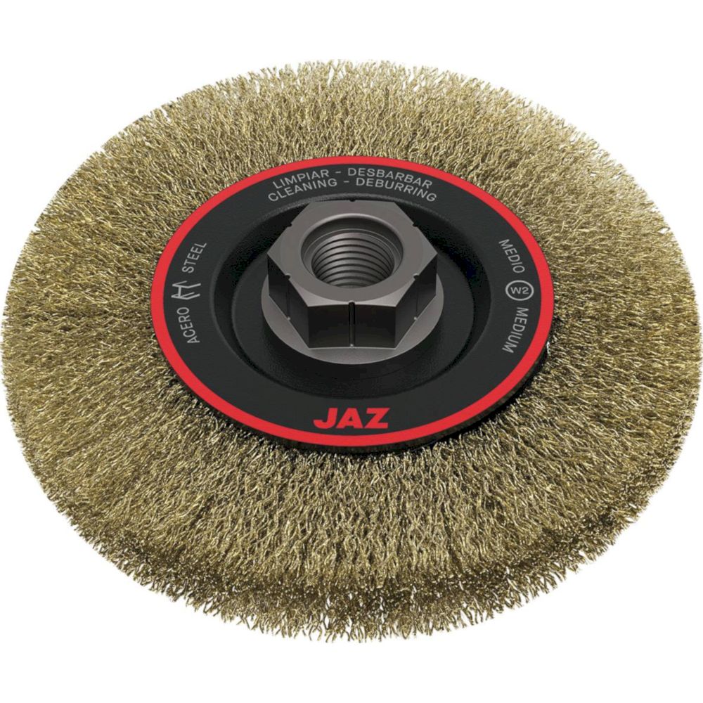 Cepillo para amoladora latonado MC01 HSP 115x0.3xM14