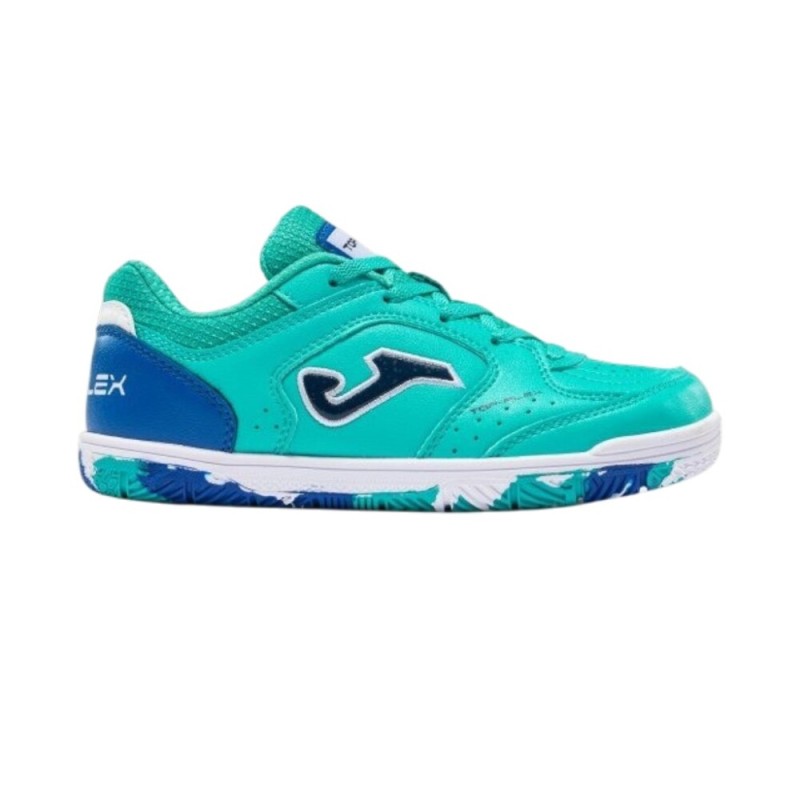 Zapatillas Fútbol Sala Verdes Joma Zapatillas Jr Top Flex Jr 2627 Indoor