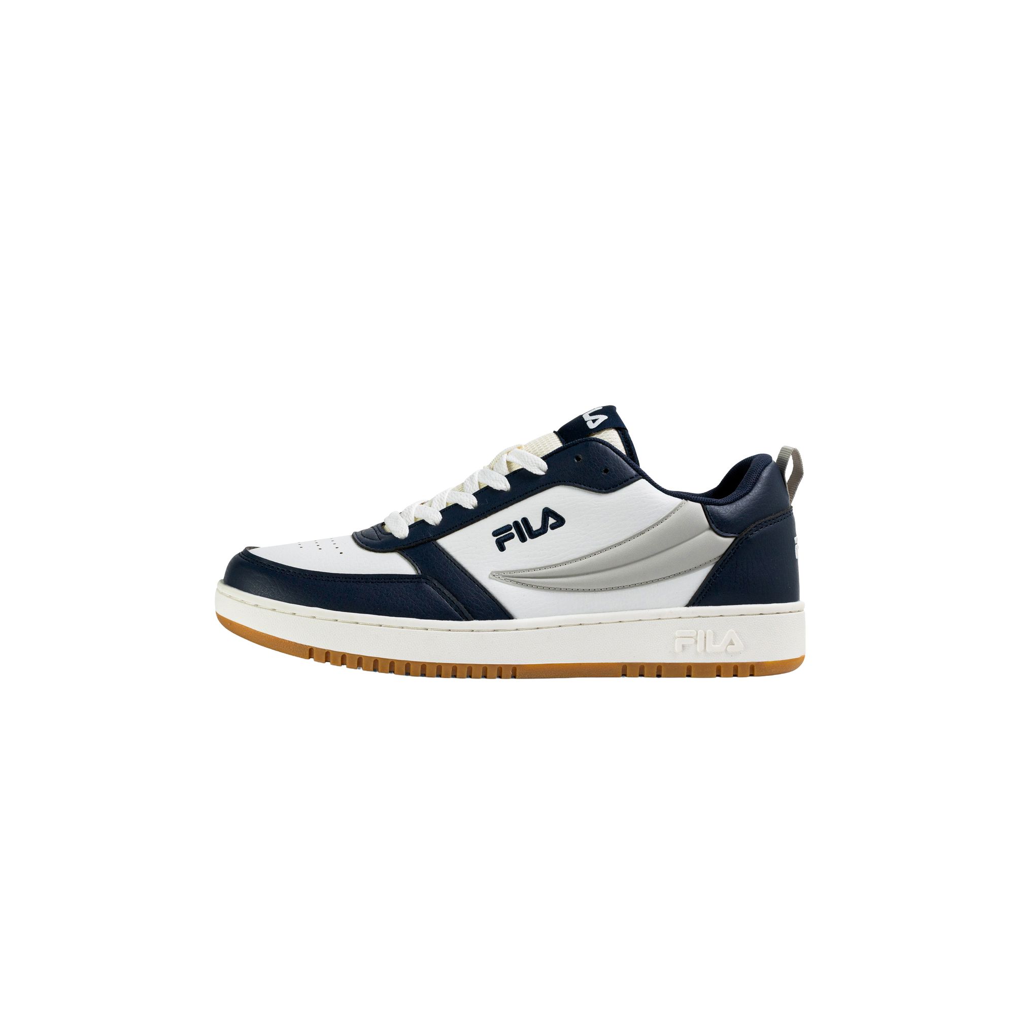 FILA | Zapatillas Baloncesto Hombre, Modelo Rega NF, Sneakers Urban Sport de Cuero Sintético con Cierre de Cordones, Suela de Goma y Bandera Bordada