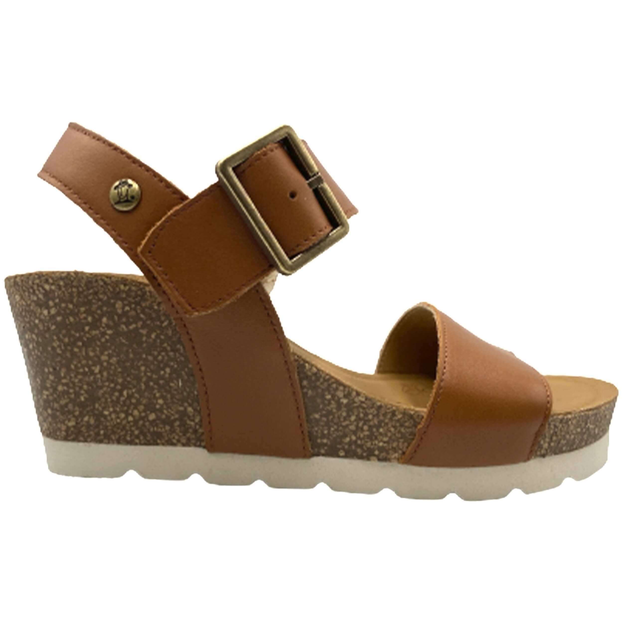 Sandalias De Plataforma Panama Jack modelo 10091-302214 para Mujer en color Marron