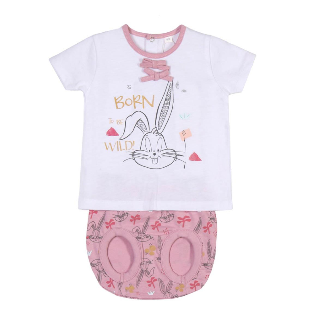 Looney Tunes Cerdá Pijama corto 73304 rosa Bebé