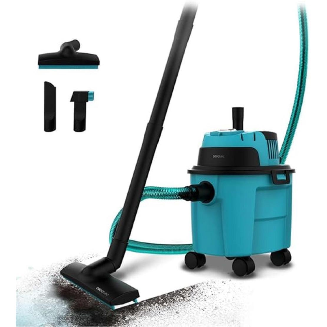 Aspirador sólidos y líquidos Rockstar Wet & Dry Compact Garden Plus 16 L 1200 W succión soplado Cecotec
