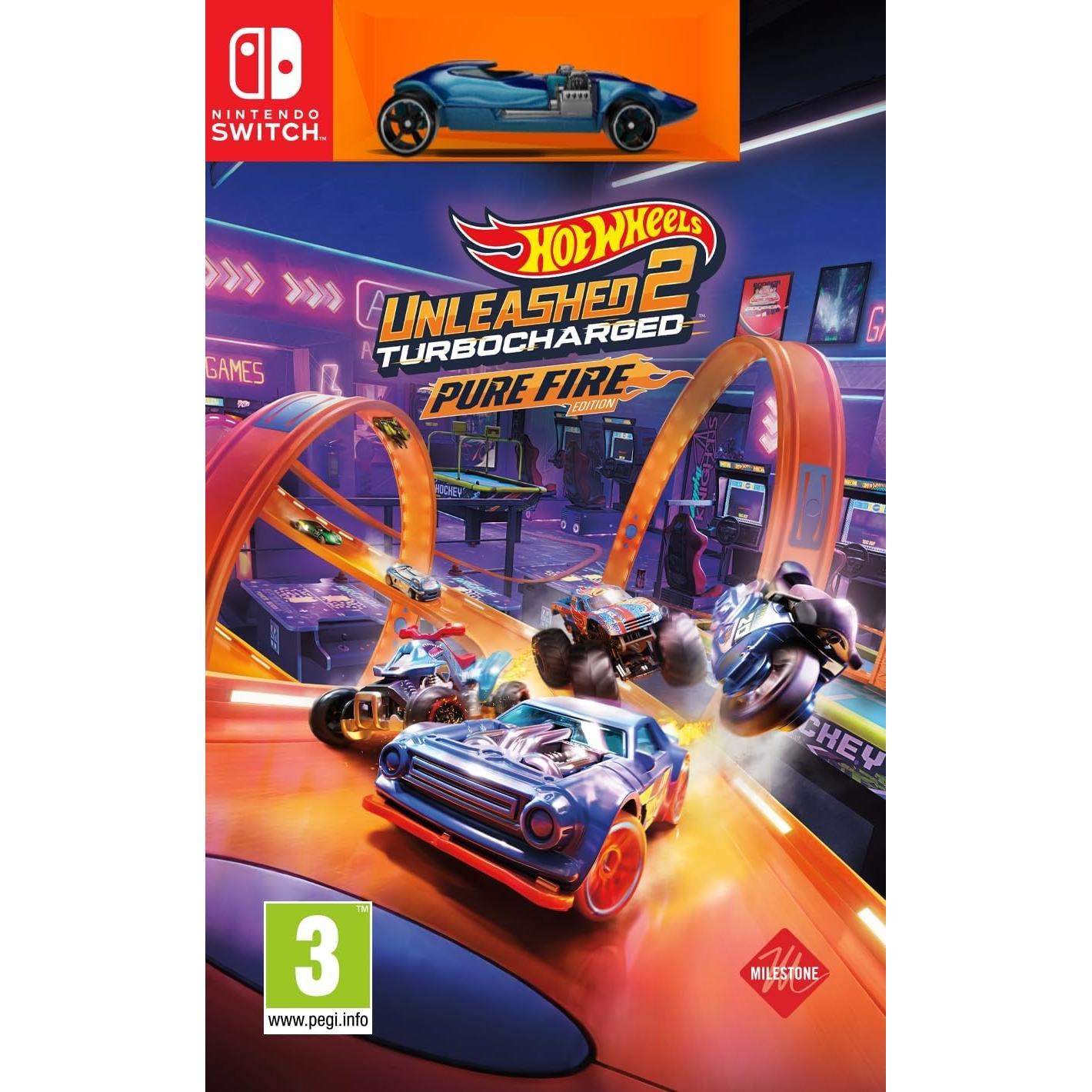 Hot Wheels Unleashed 2 Turbocharged (Pure Fire Edition) Juego Fisico para Consola Nintendo Switch