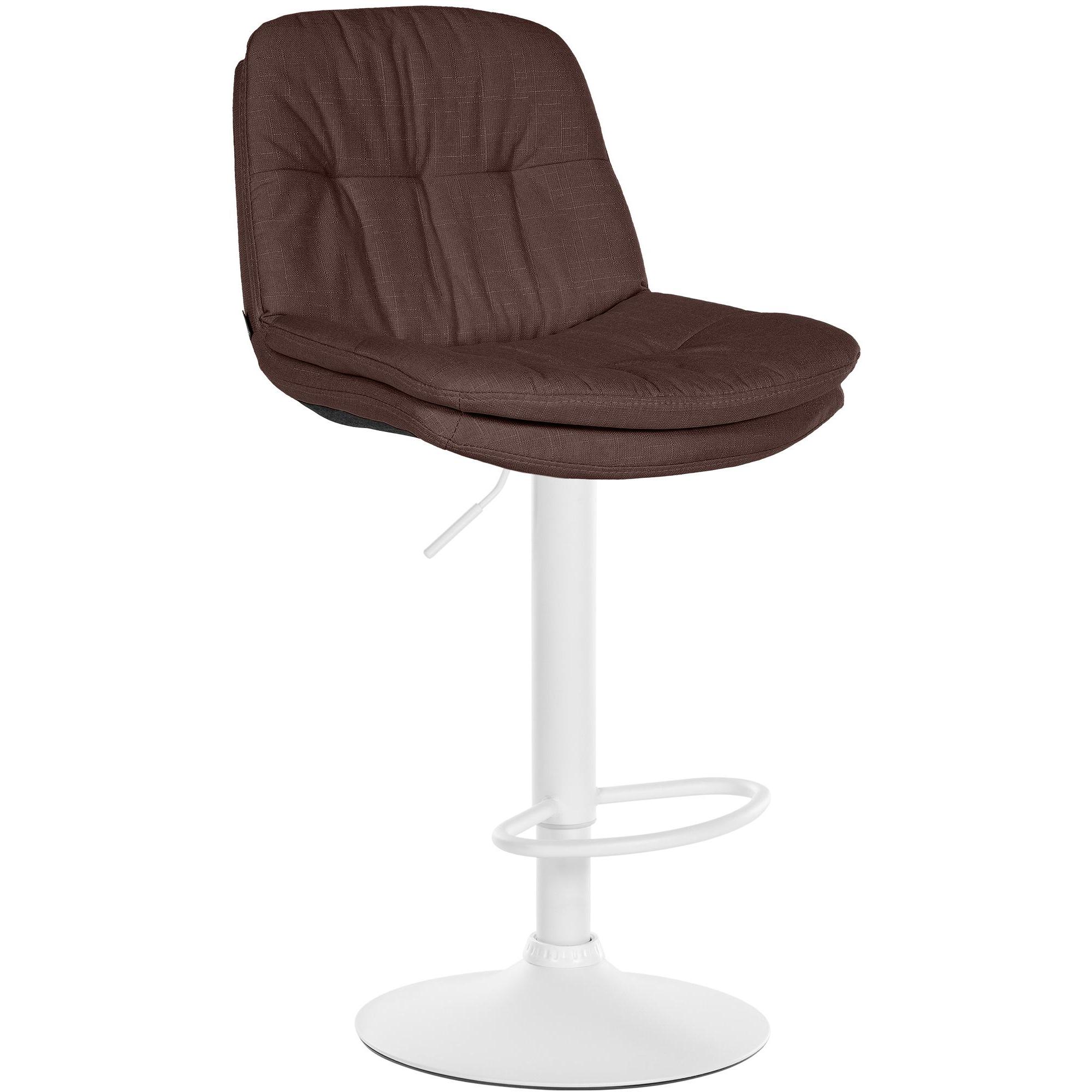 Barhocker Laurel Stoff wei