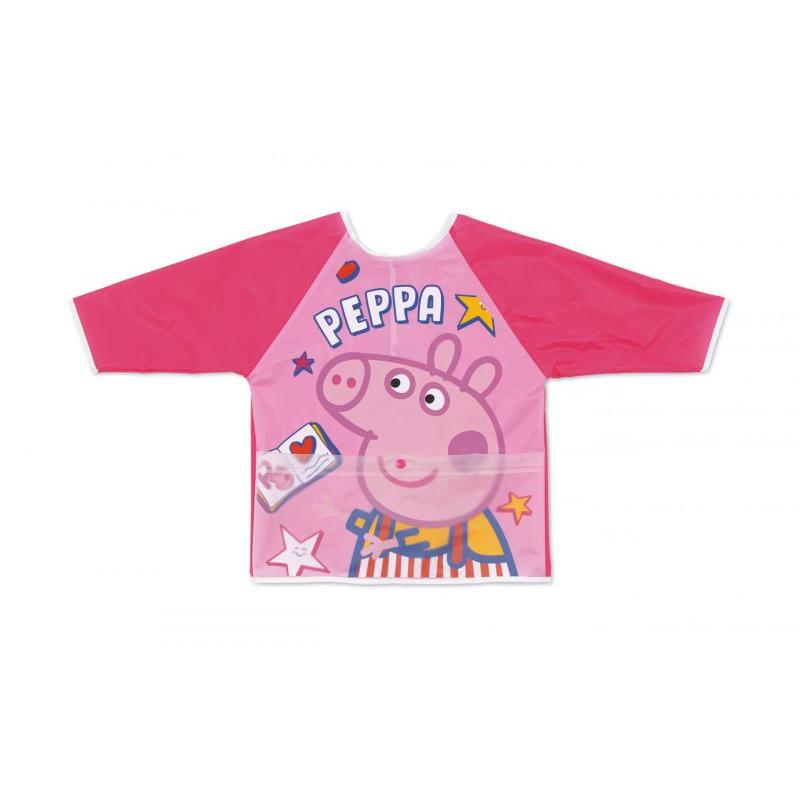 Delantal con mangas y bolsillo Peppa Pig talla 2-4 años - Peppa Pig