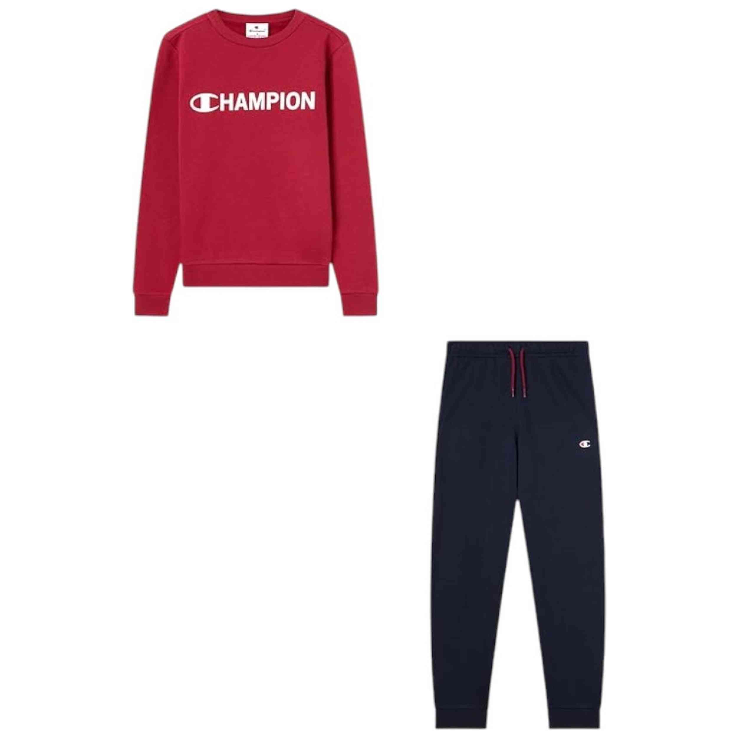 Chandal Completo Champion para Niños en color Rojo