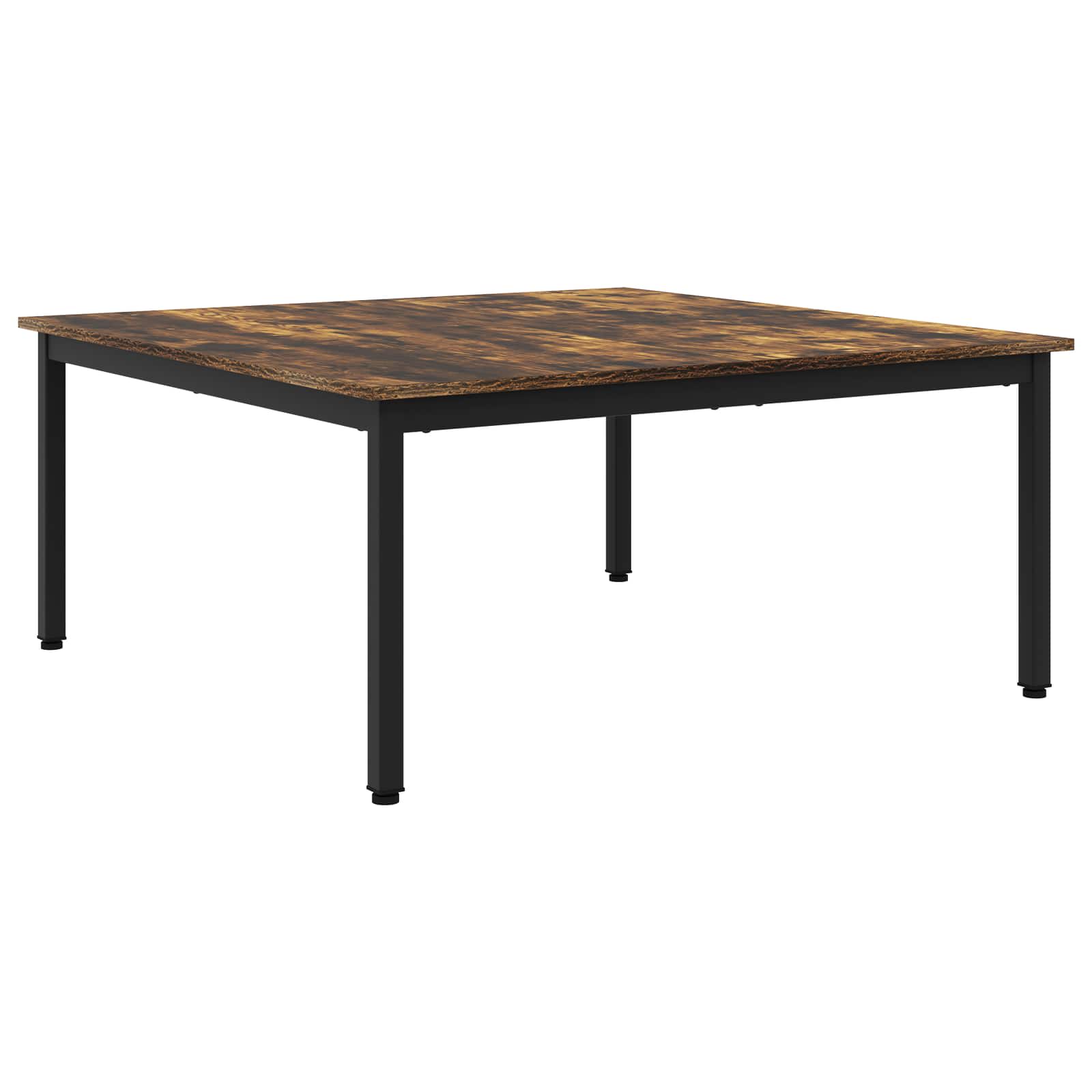 vidaXL Mesa de Café 100 x 100 x 45 cm Madera de ingeniería Multicolor