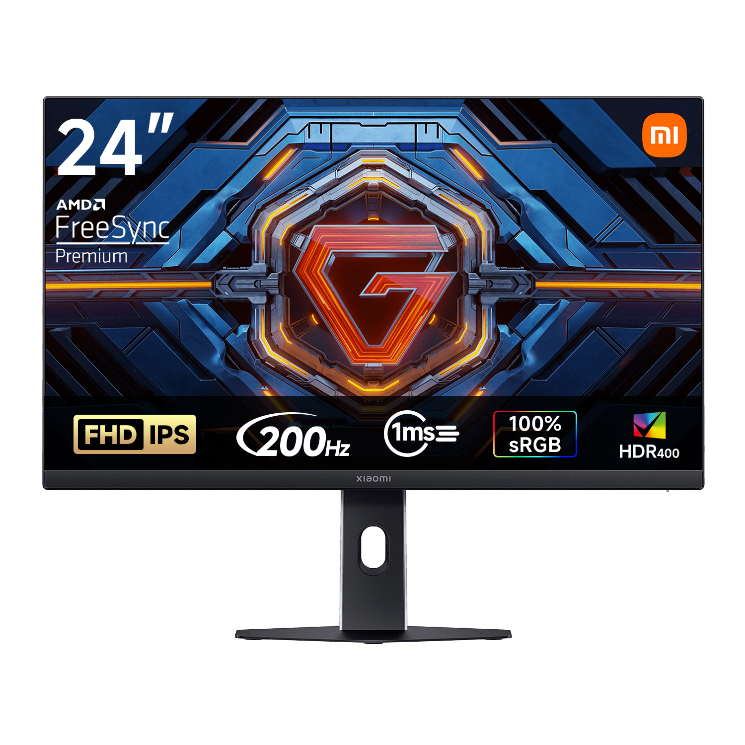 Official | Xiaomi Gaming Monitor G24i 2026, Alta tasa de refresco de 200 Hz, IPS rápido, HDR 400, FreeSync Premium, Amplia gama de colores DCI-P3 al 95 %