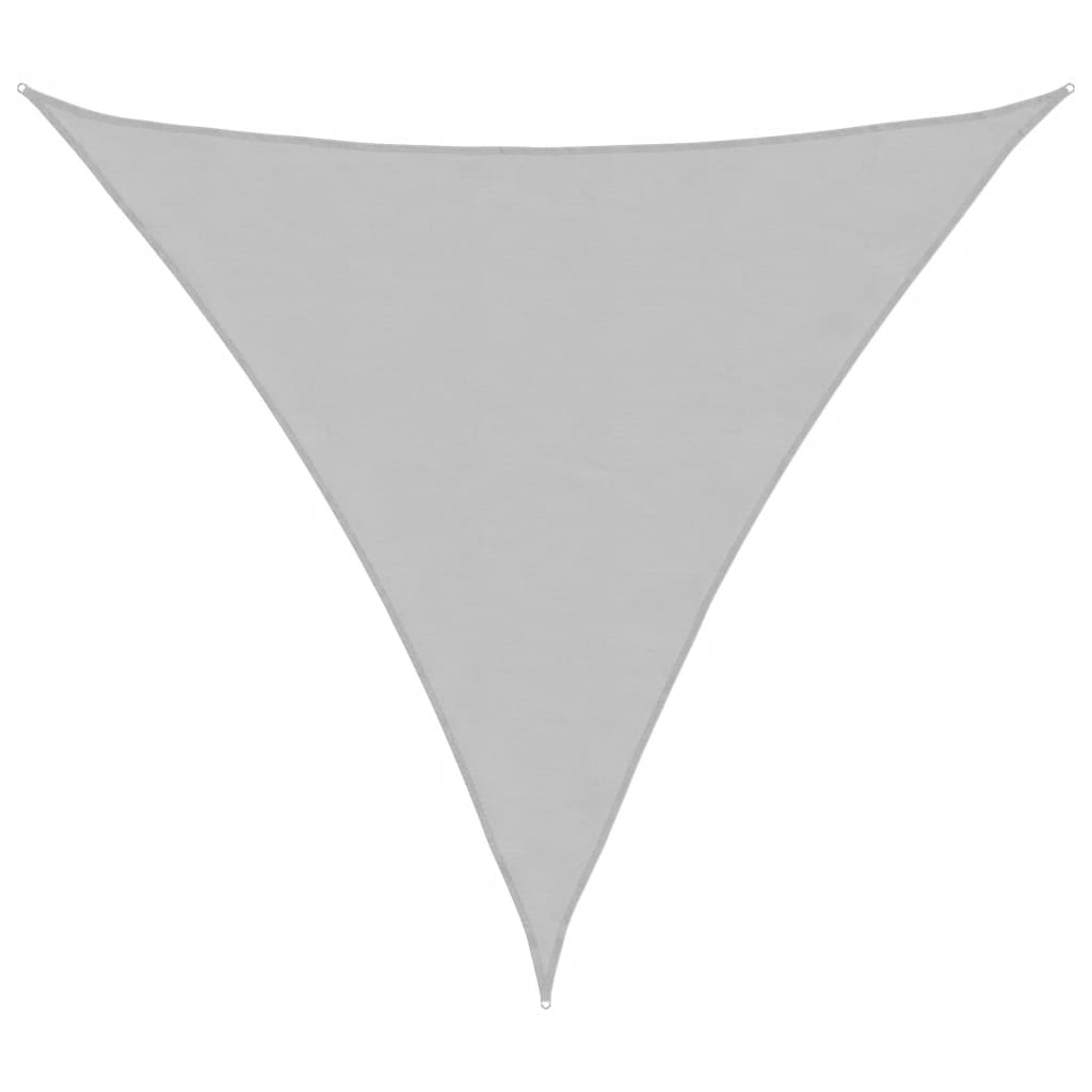 vidaXL Toldo de vela triangular tela Oxford 3x3x3 m Color Antracita, Beige, Crema