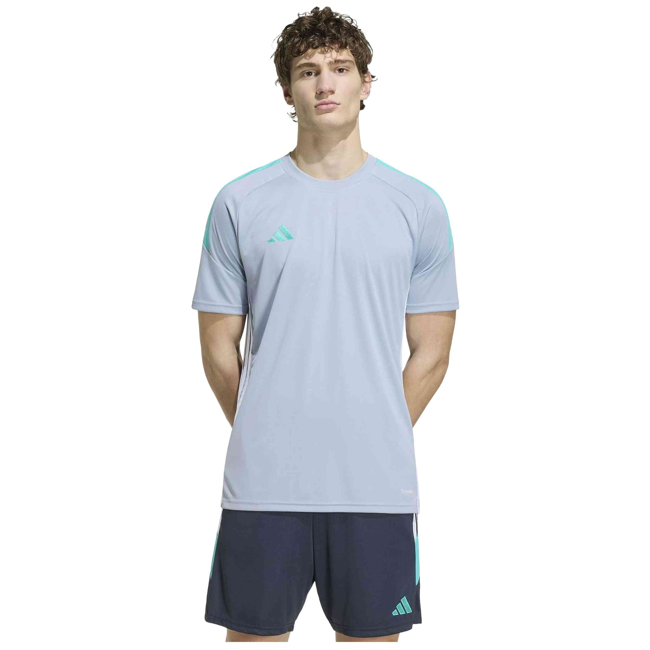 Camiseta De Manga Corta Adidas modelo KS5861 para Hombre en color Gris